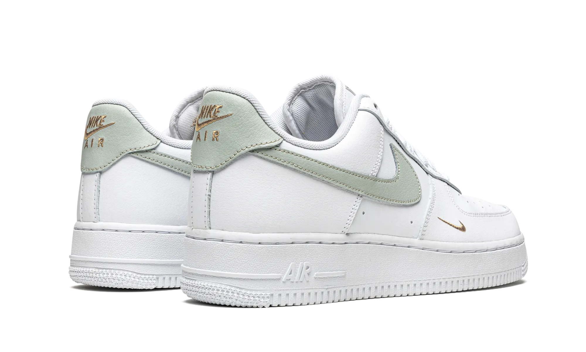 AIR FORCE 1 LO MNS WMNS "White / Grey / Gold" Active Footwear Action Mode