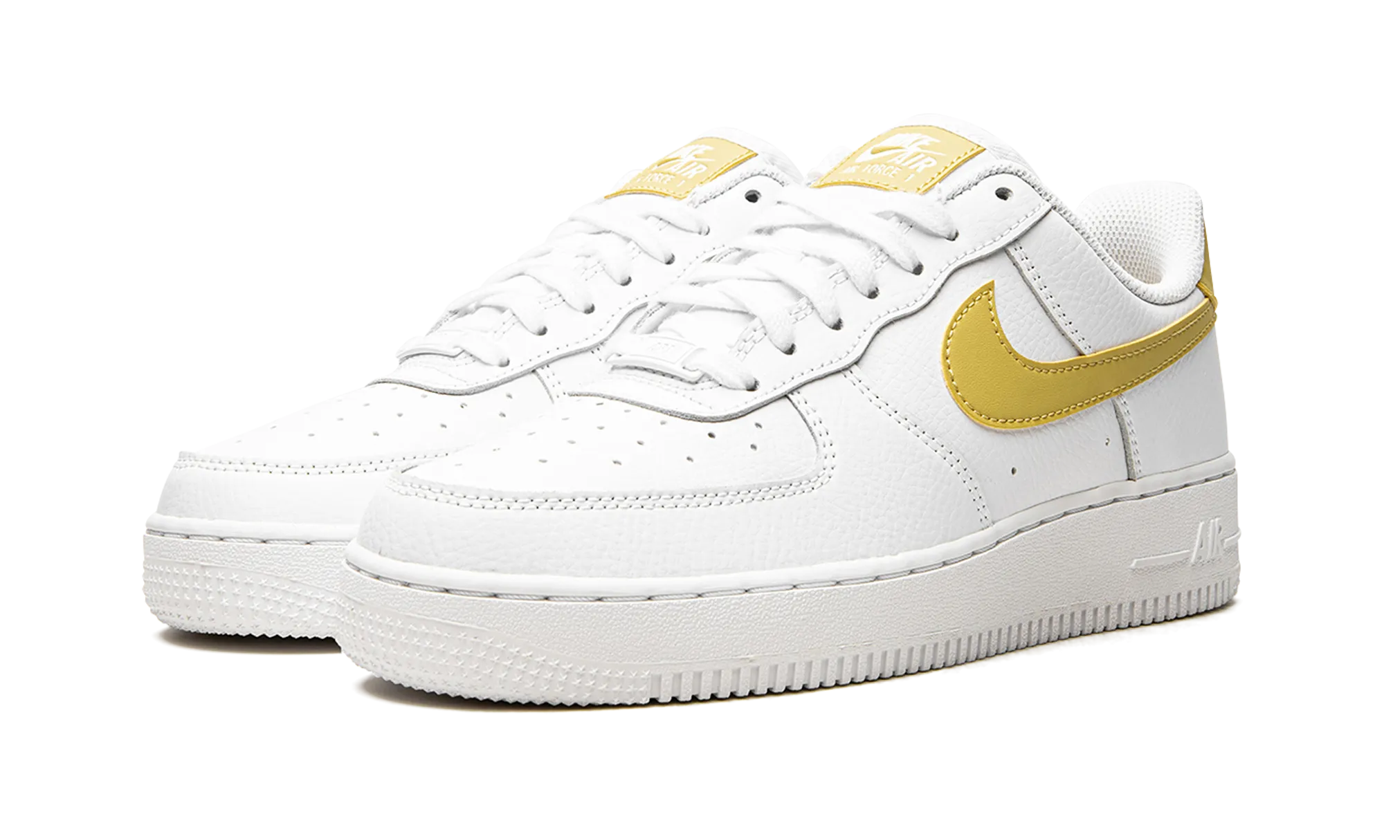 Performance Focus AIR FORCE 1 LO MNS WMNS "White / Saturn Gold"