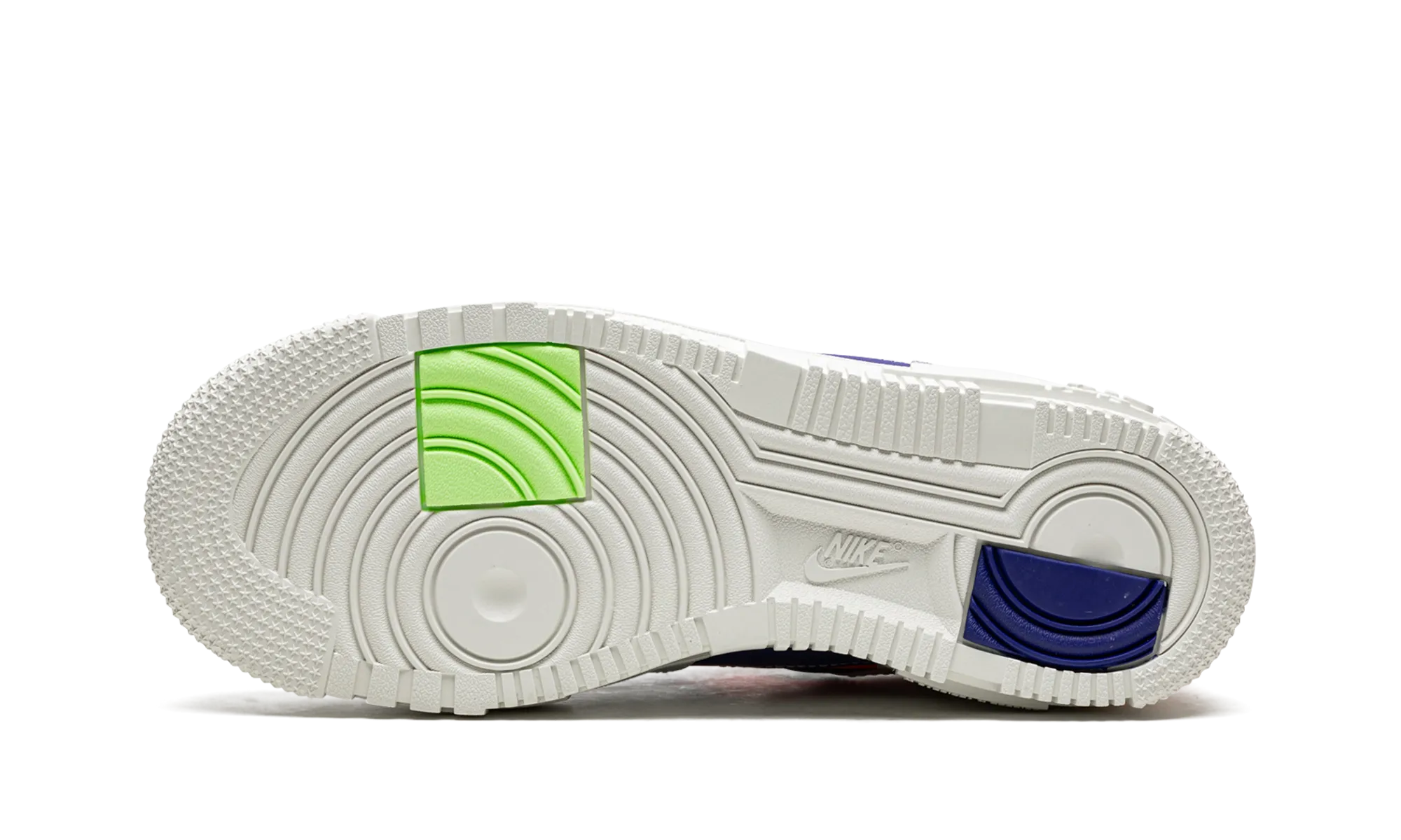 AIR FORCE 1 LO PIXEL MNS WMNS "White Concord Crimson" Outsole Grip