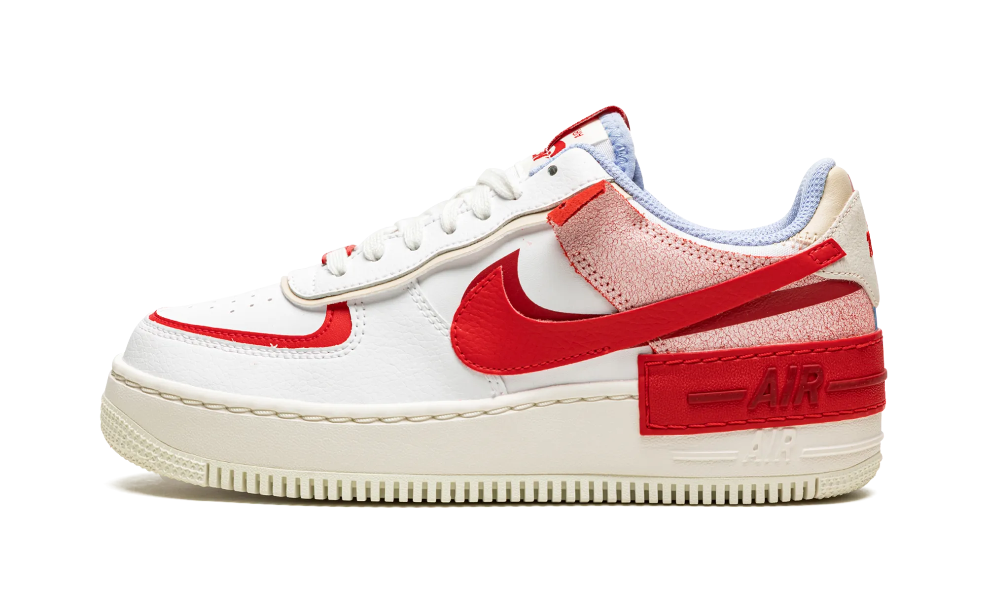 Max Comfort AIR FORCE 1 LO SHADO MNS WMNS "Red Cracked Leather"