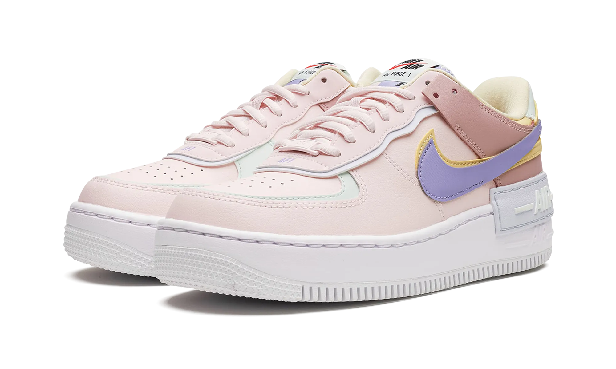 AIR FORCE 1 LO SHADO MNS WMNS "Soft Pink" Soft Walk Bold Patterns