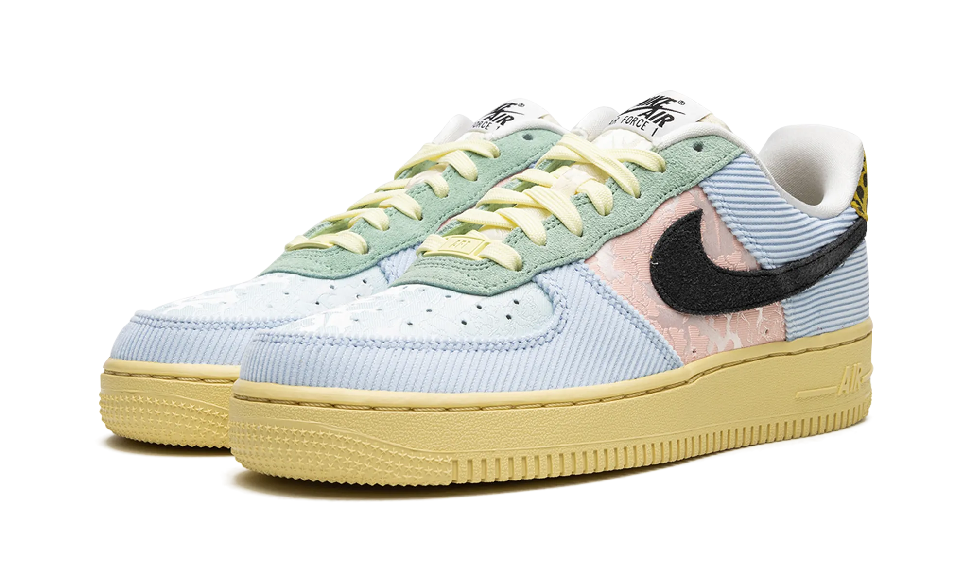 Stretchable Upper AIR FORCE 1 LO WMNS "Celestine Blue"