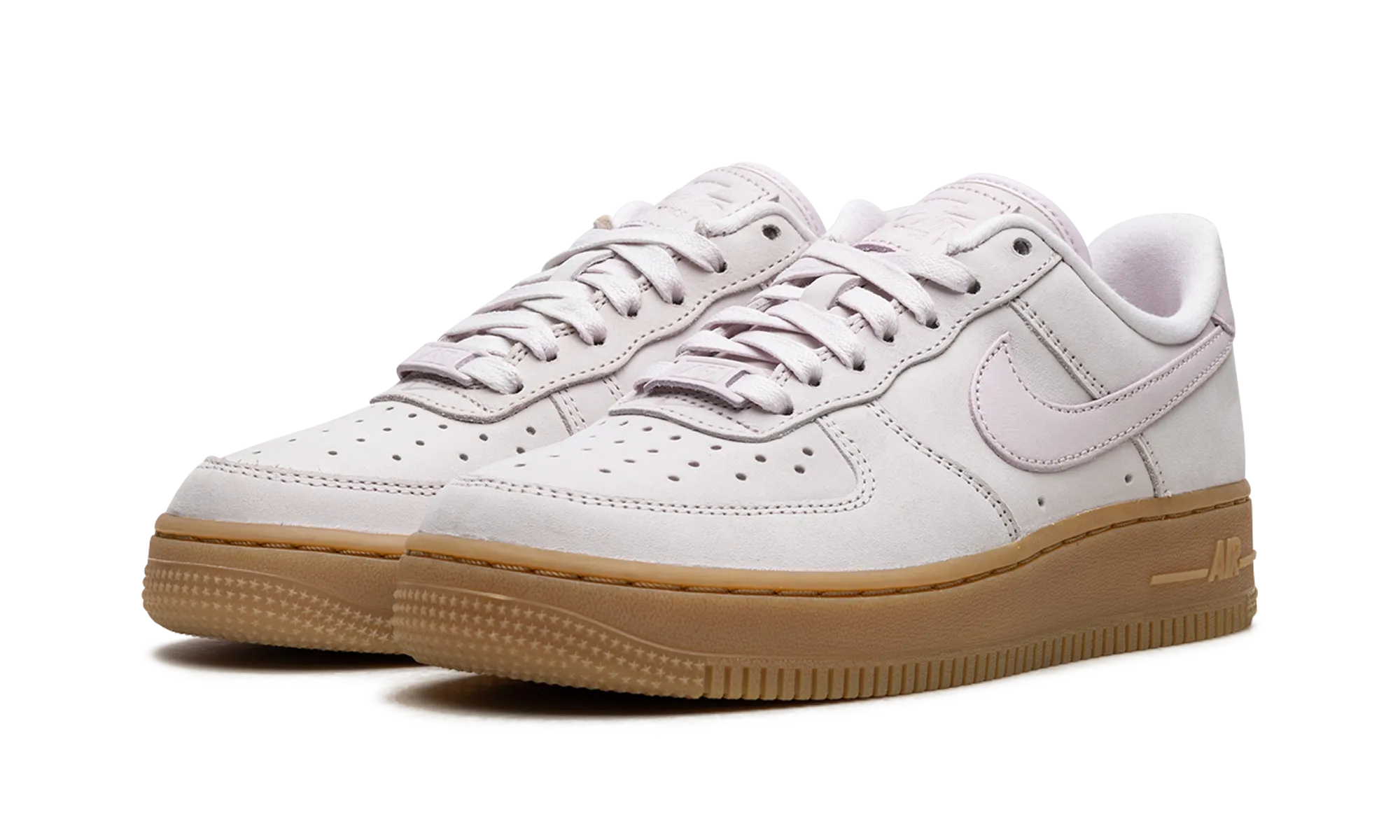 Cushioned Comfort Textured Surface AIR FORCE 1 LO WMNS "Pearl Pink/Gum"