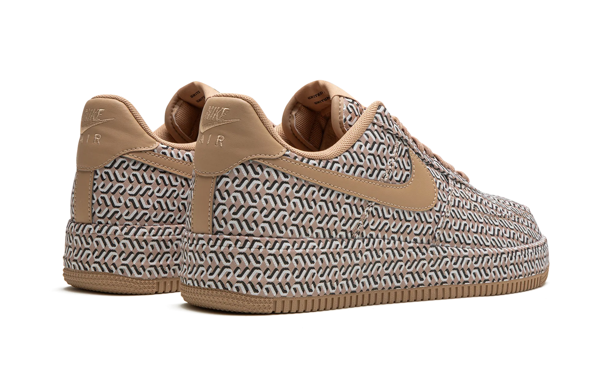 AIR FORCE 1 LO WMNS "United In Victory - Hemp" Glide Ride Elastic tongue