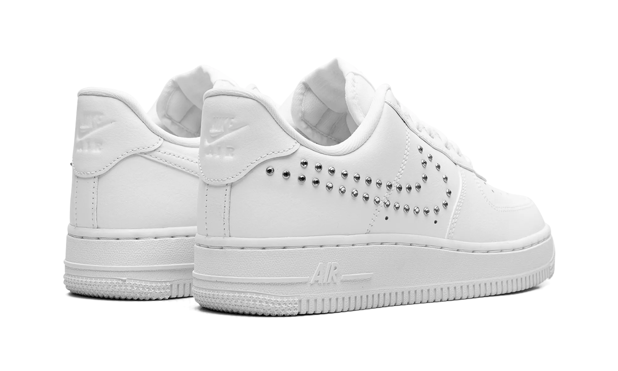 AIR FORCE 1 LO WMNS "White / Metallic Silver" Sleek Finish Precision fit