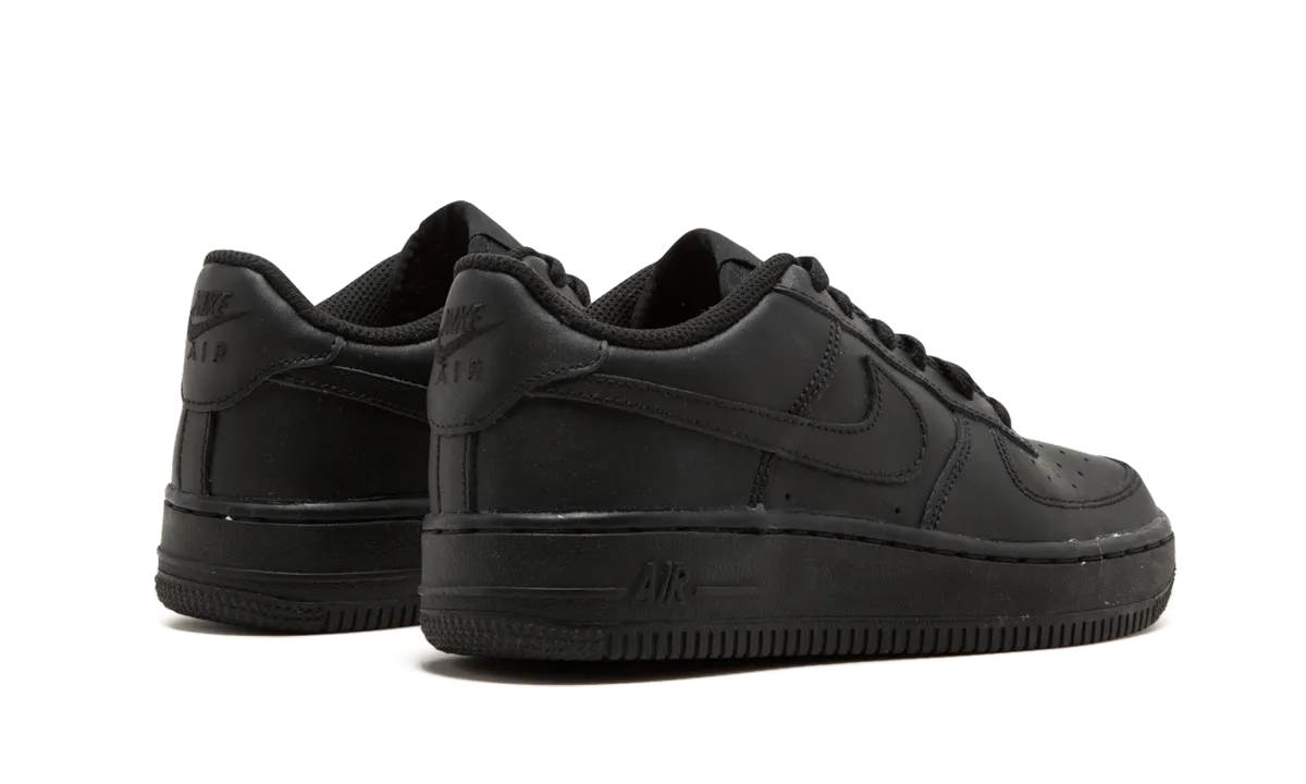 Air Force 1 Low '07 GS "Triple Black" Anti Slip Feature Ground Stability
