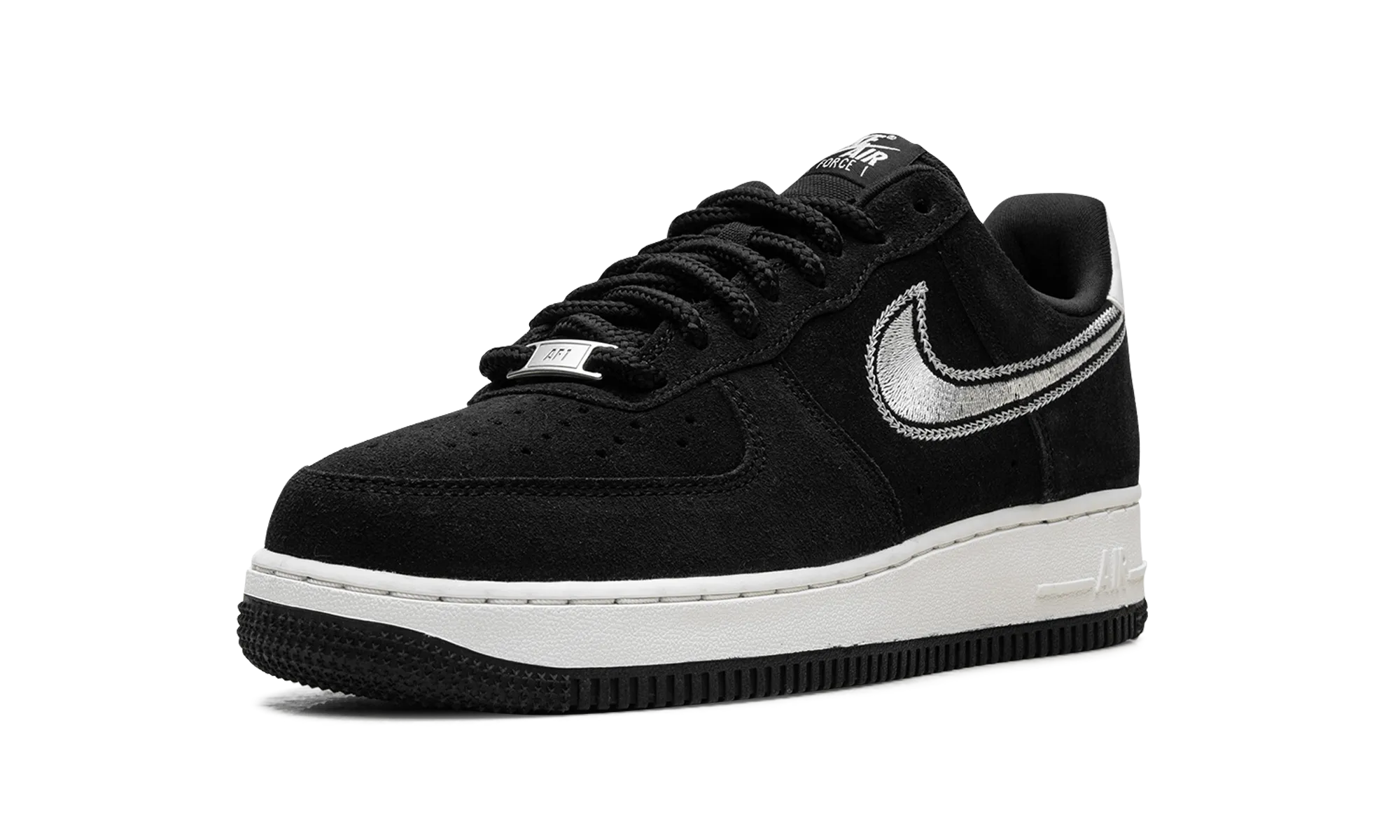 Air Force 1 Low '07 LV8 "Black Sail Embroidered Swoosh" Easy Slide Precision fit