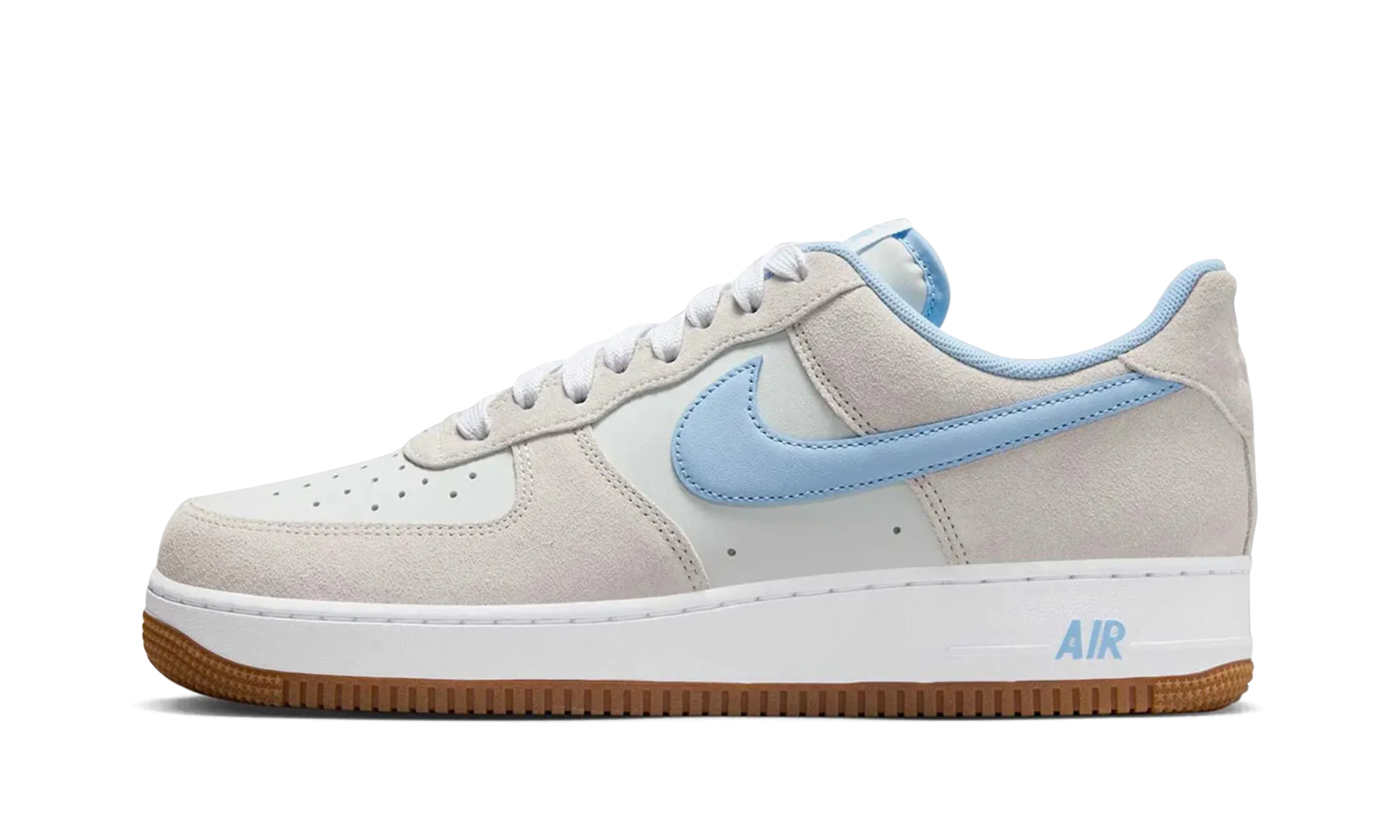 Board Ready Fit Air Force 1 Low '07 LV8 "Photon Dust White Gum Medium Brown Psychic Blue"