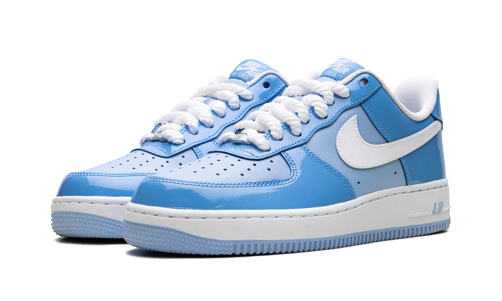 Speed Ride Action Durable outsole Air Force 1 Low '07 LV8 "Phychic Blue White Patent"