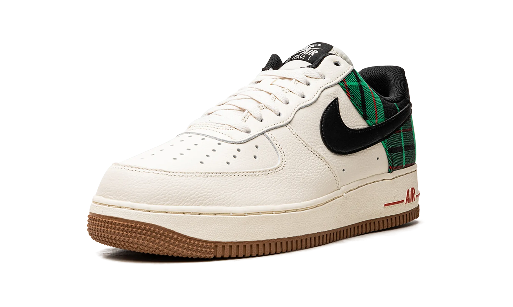 anti static Air Force 1 Low '07 LX "Plaid Pale Ivory Stadium Green"