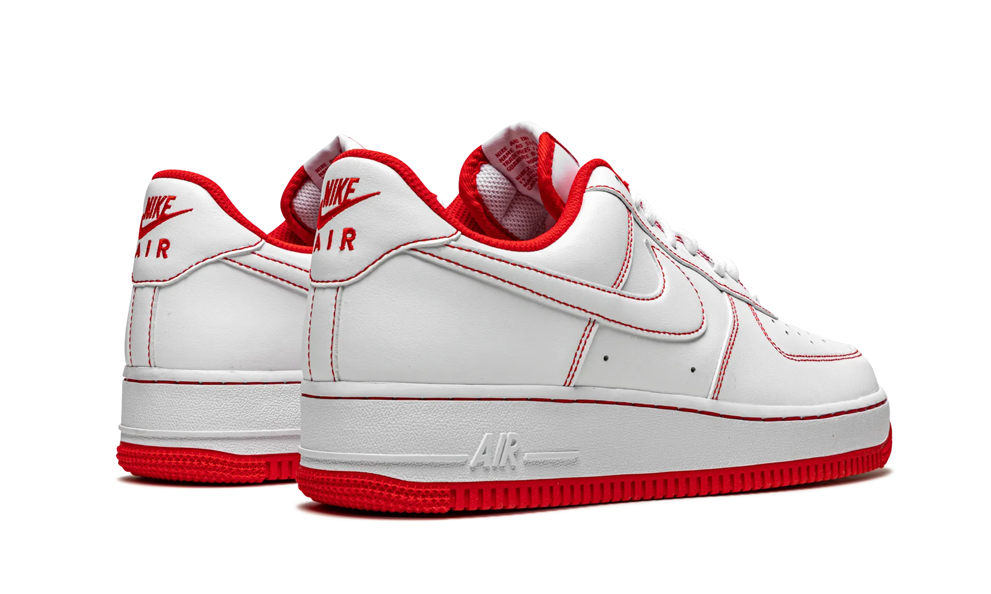 Anti Skid Active Vibe Air Force 1 Low '07 "Contrast Stitch - White University Red"