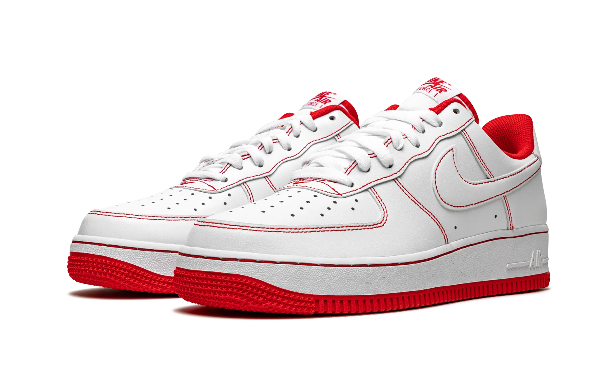 Air Force 1 Low '07 "Contrast Stitch - White University Red" Ultimate support