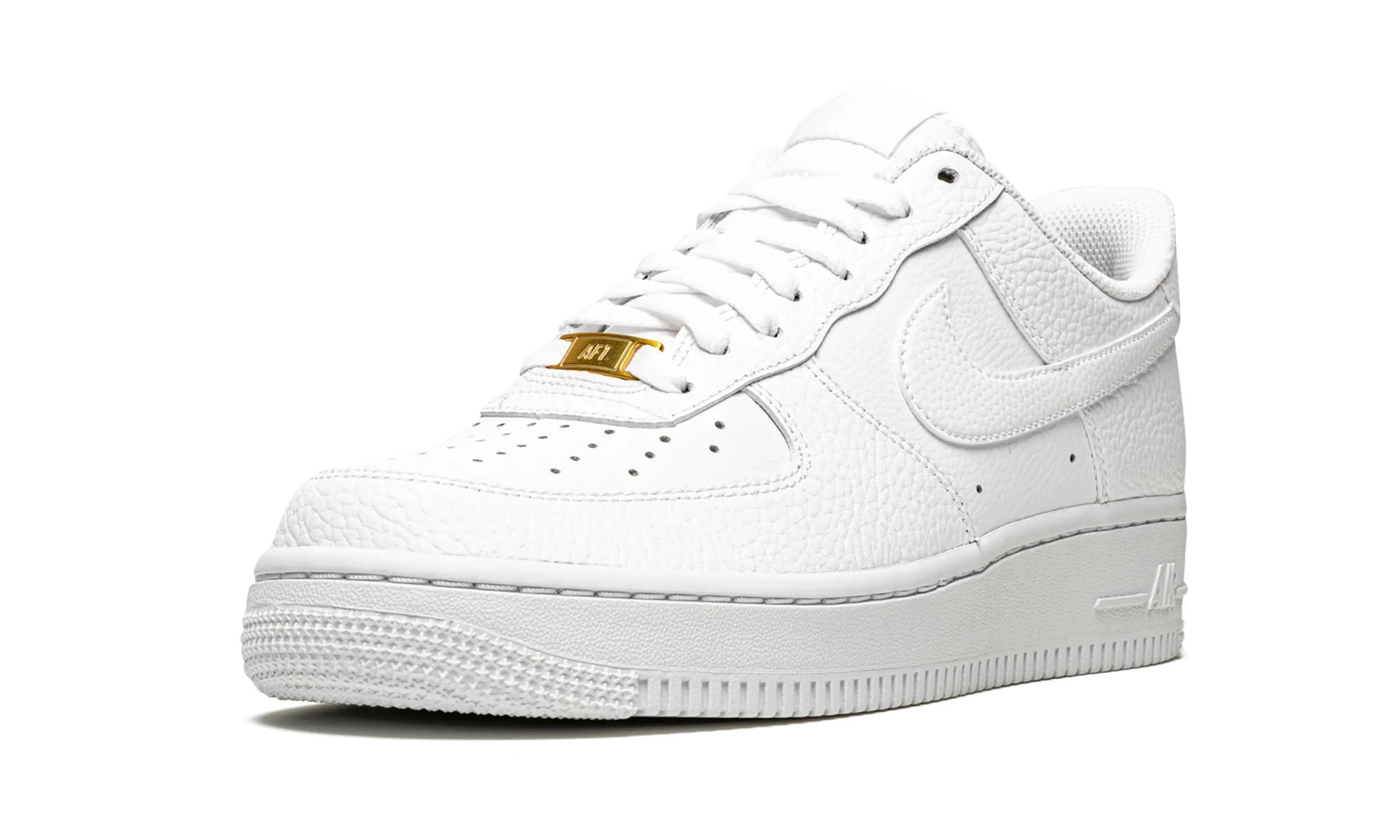 foldable Air Force 1 Low '07 "White / Metallic Gold"
