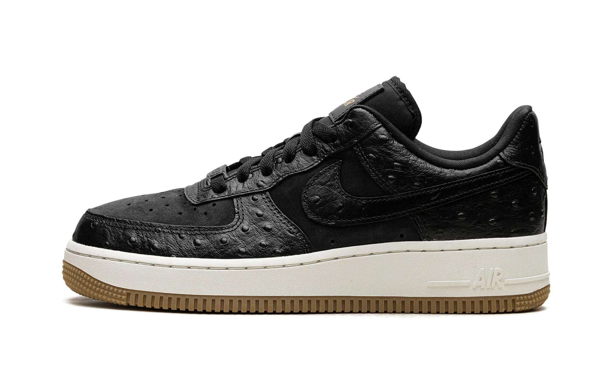 Casual Everyday Air Force 1 Low '07 WMNS "Black Ostrich"