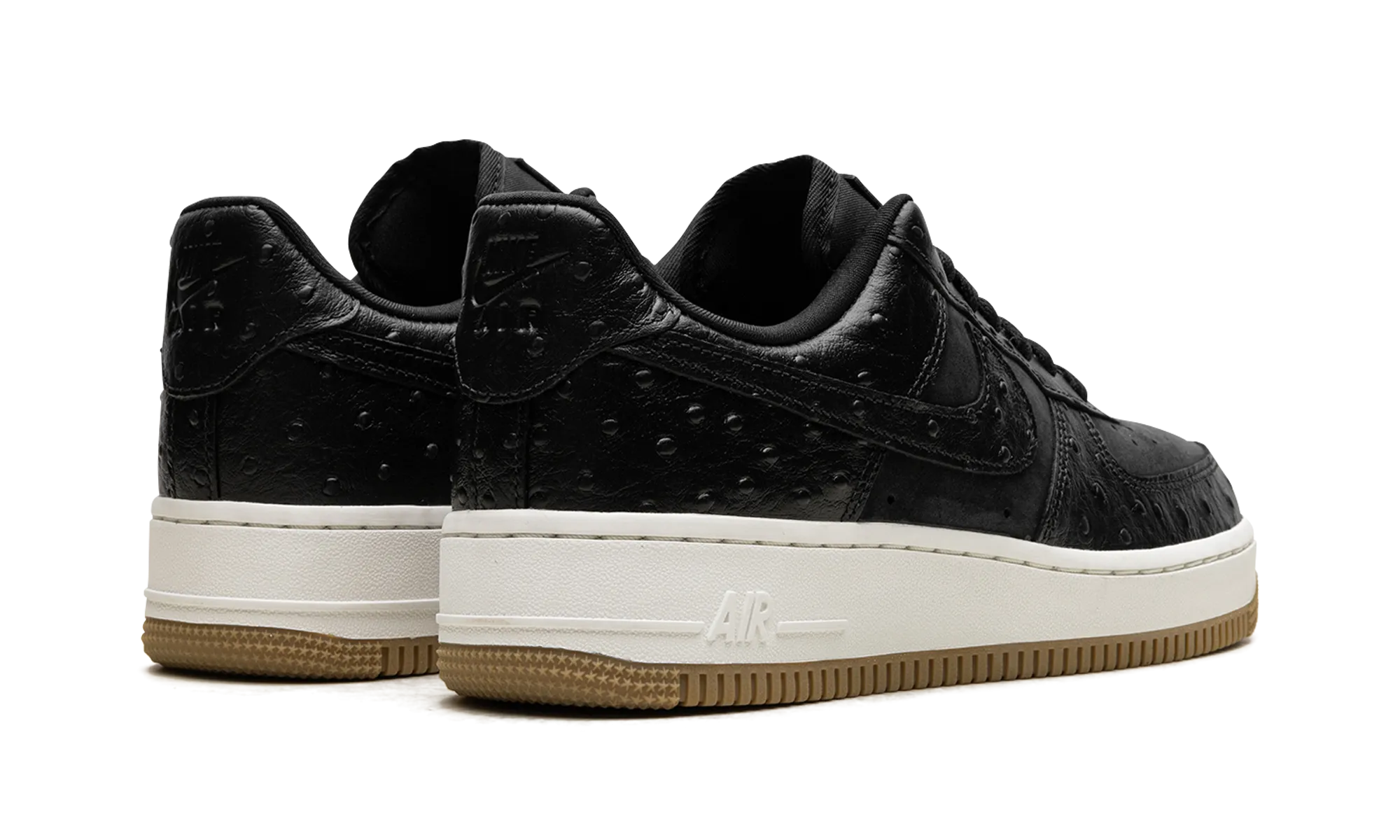 Good Air Permeability Air Force 1 Low '07 WMNS "Black Ostrich"