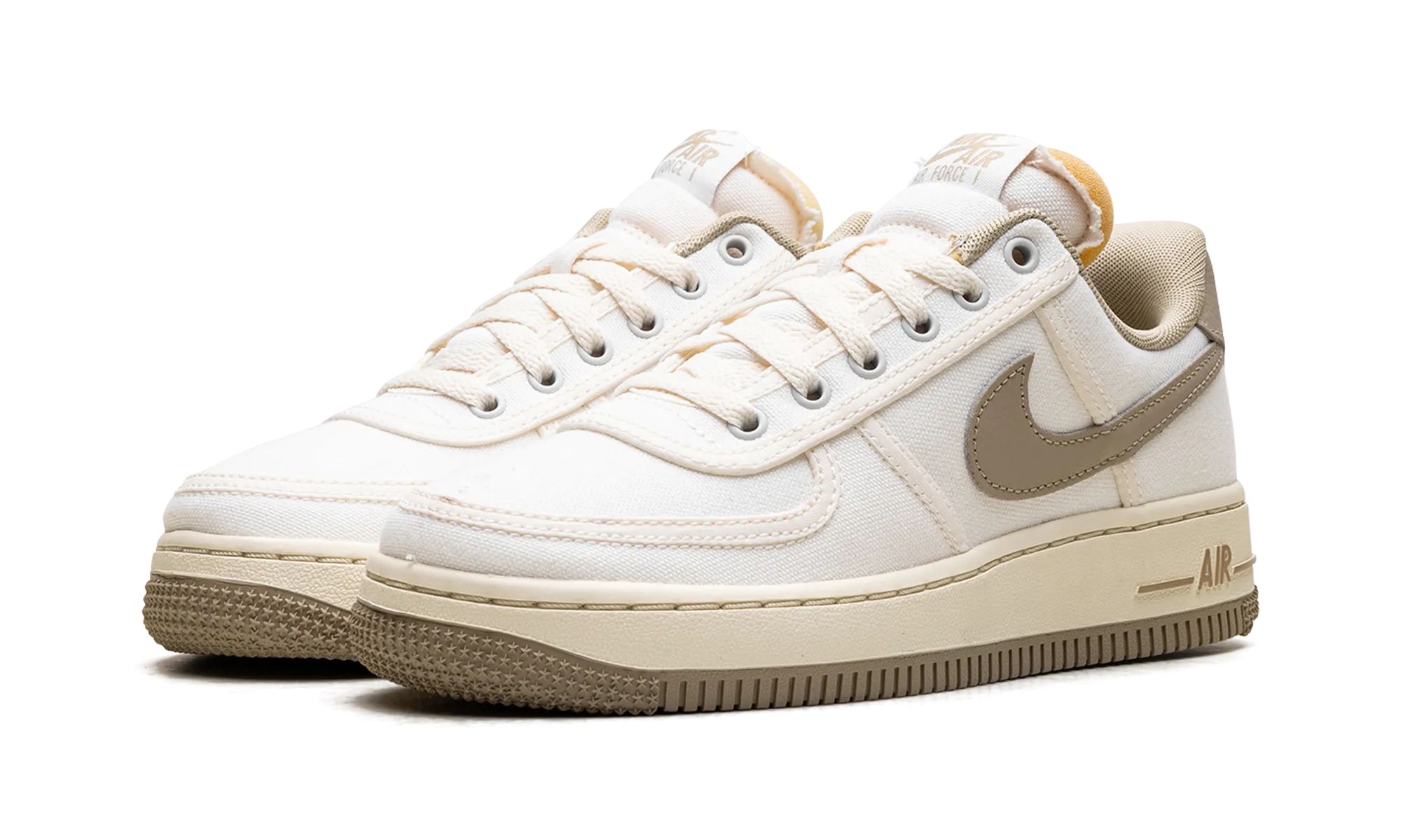 Breathable Upper Air Force 1 Low '07 WMNS "Sail Coconut"