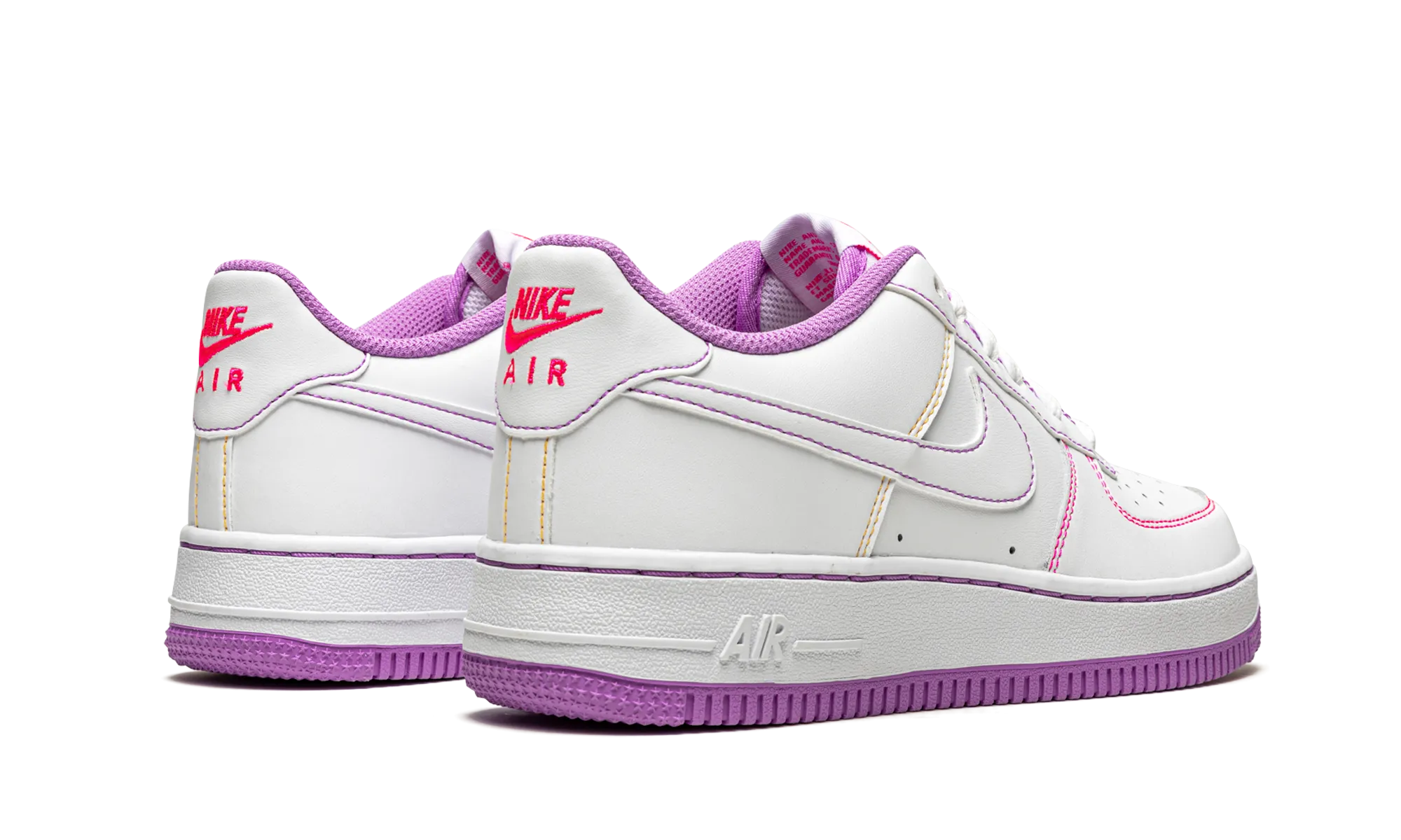 Air Force 1 Low GS "Contrast Stitch - Fuchsia Glow" Social Scene Light Step
