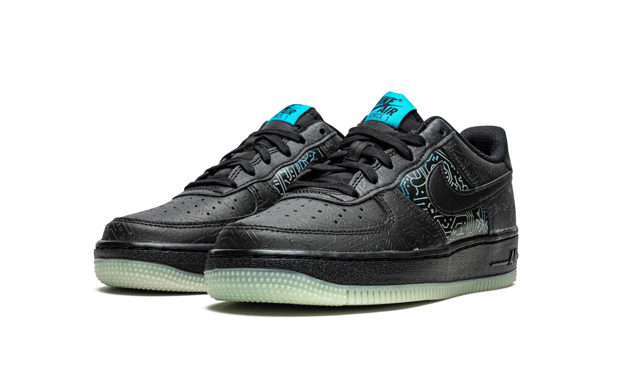 Multi   Purpose Smooth Cushion Air Force 1 Low GS "Space Jam - Computer Chip"
