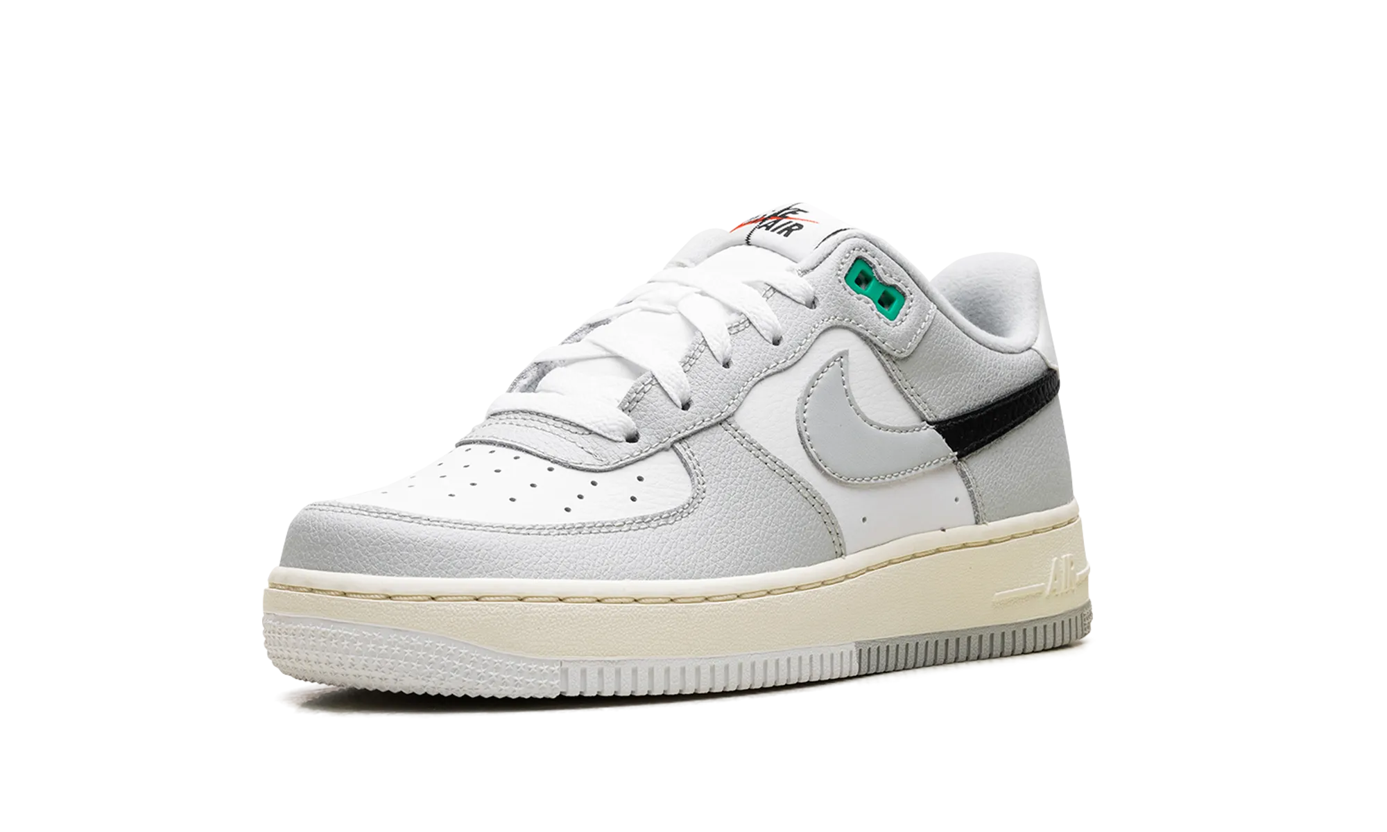 Skater Grip Stylish Look Air Force 1 Low GS "Split - Light Silver"