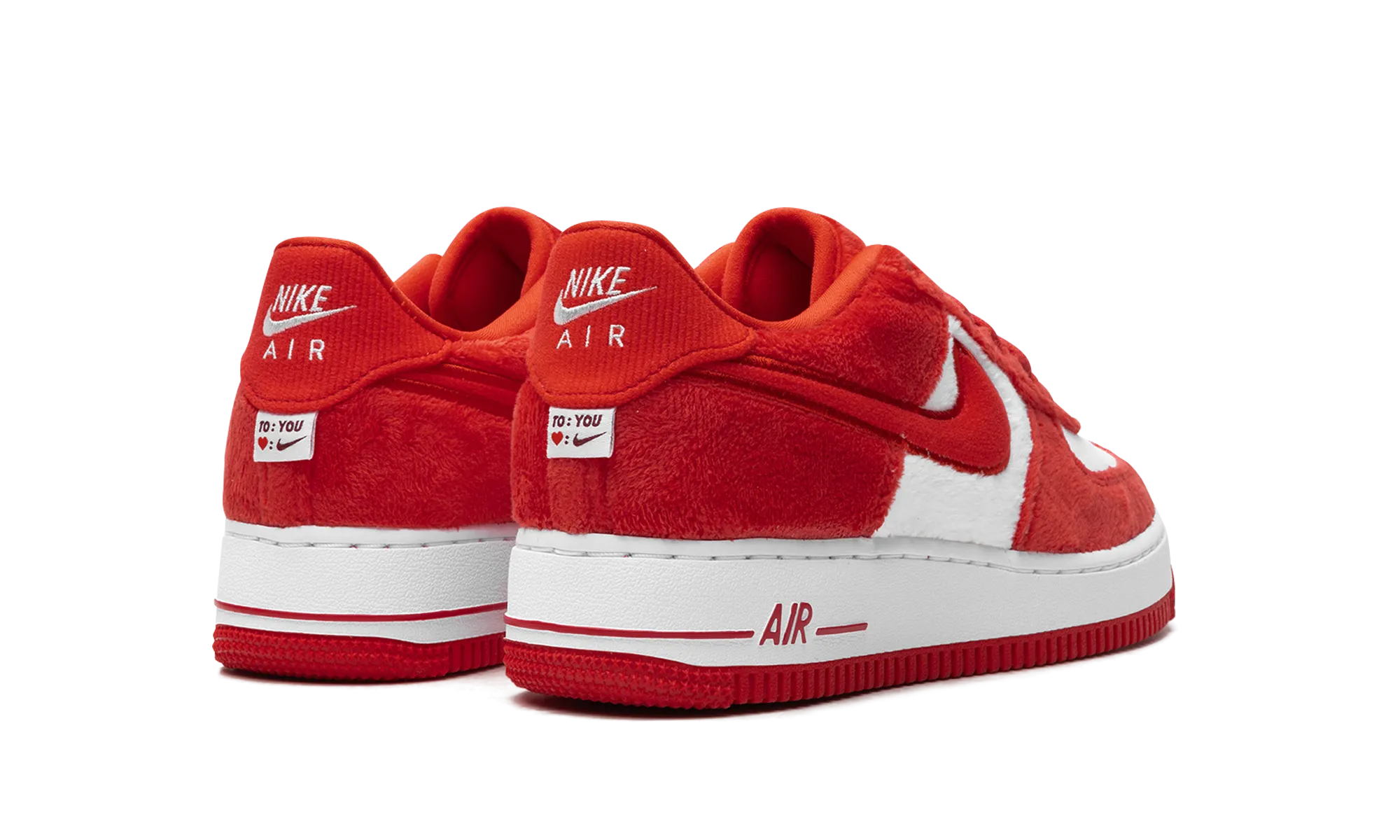 Airy Upper Skateboarding Fit Air force 1 Low GS "Valentines Day 2024"