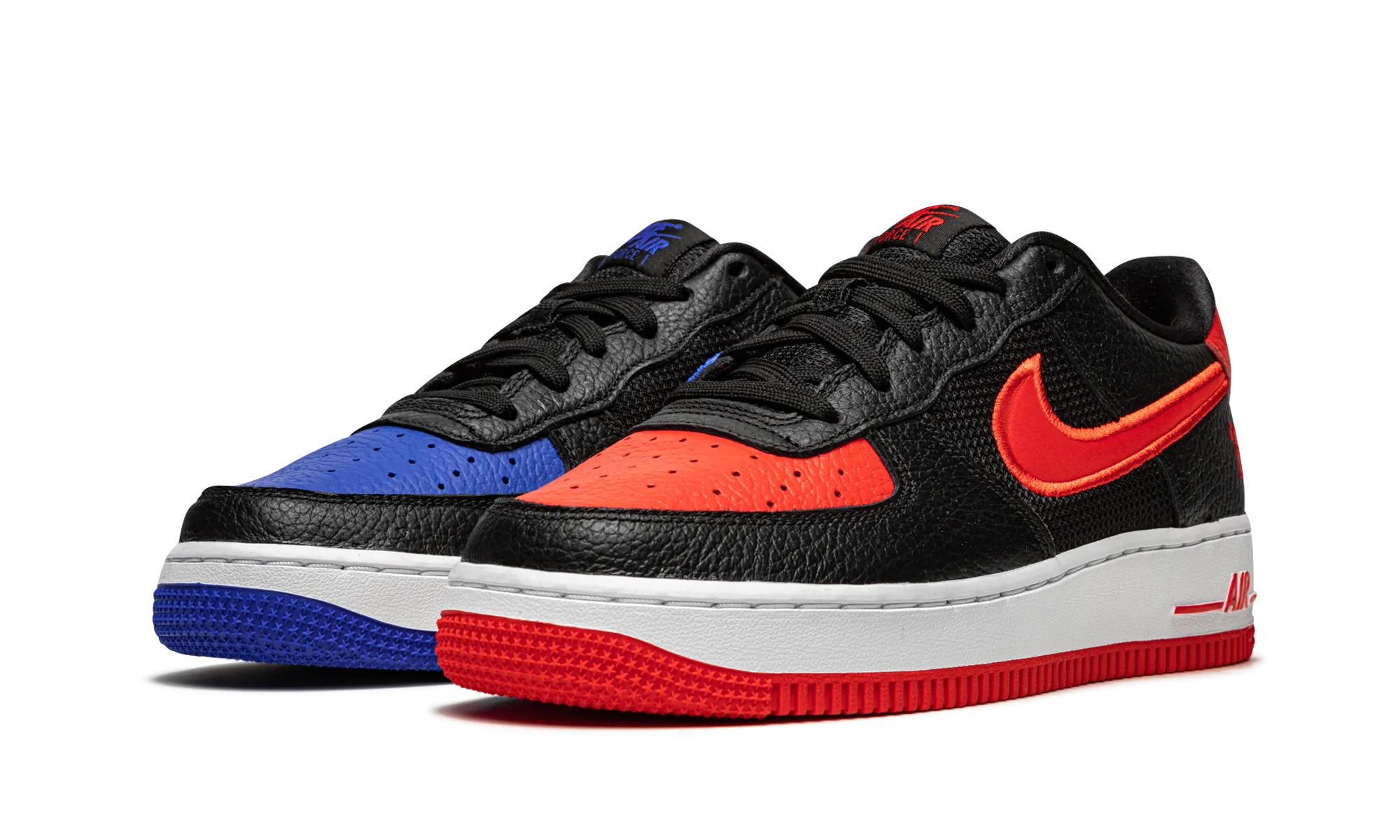 Air Force 1 Low LV8 GS "Black / Chile / Racer Blue" Anti Odor Treatment Sole Stability