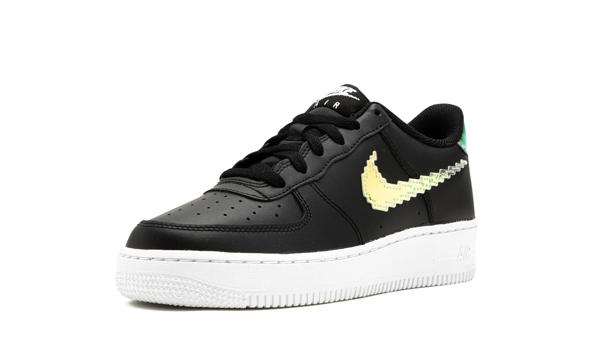 Durable Construction Air Force 1 Low LV8 GS "Digital Swoosh - Black"