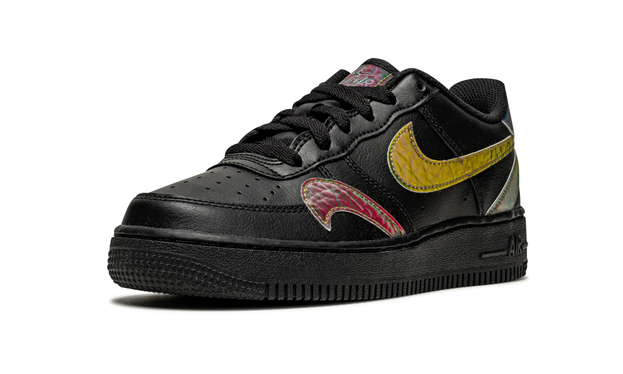 Slip Control Replaceable Parts Air Force 1 Low LV8 GS "Misplaced Swooshes - Black"