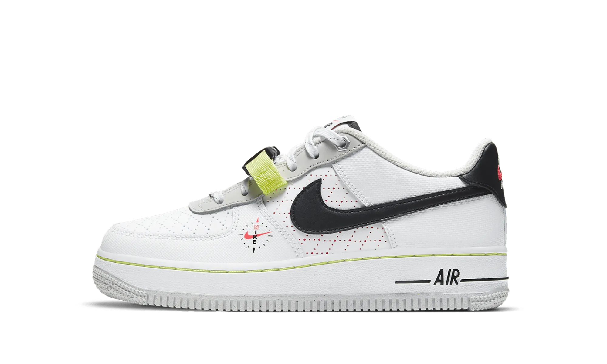 Durable Material Air Force 1 Low LV8 GS "Swoosh Compass"
