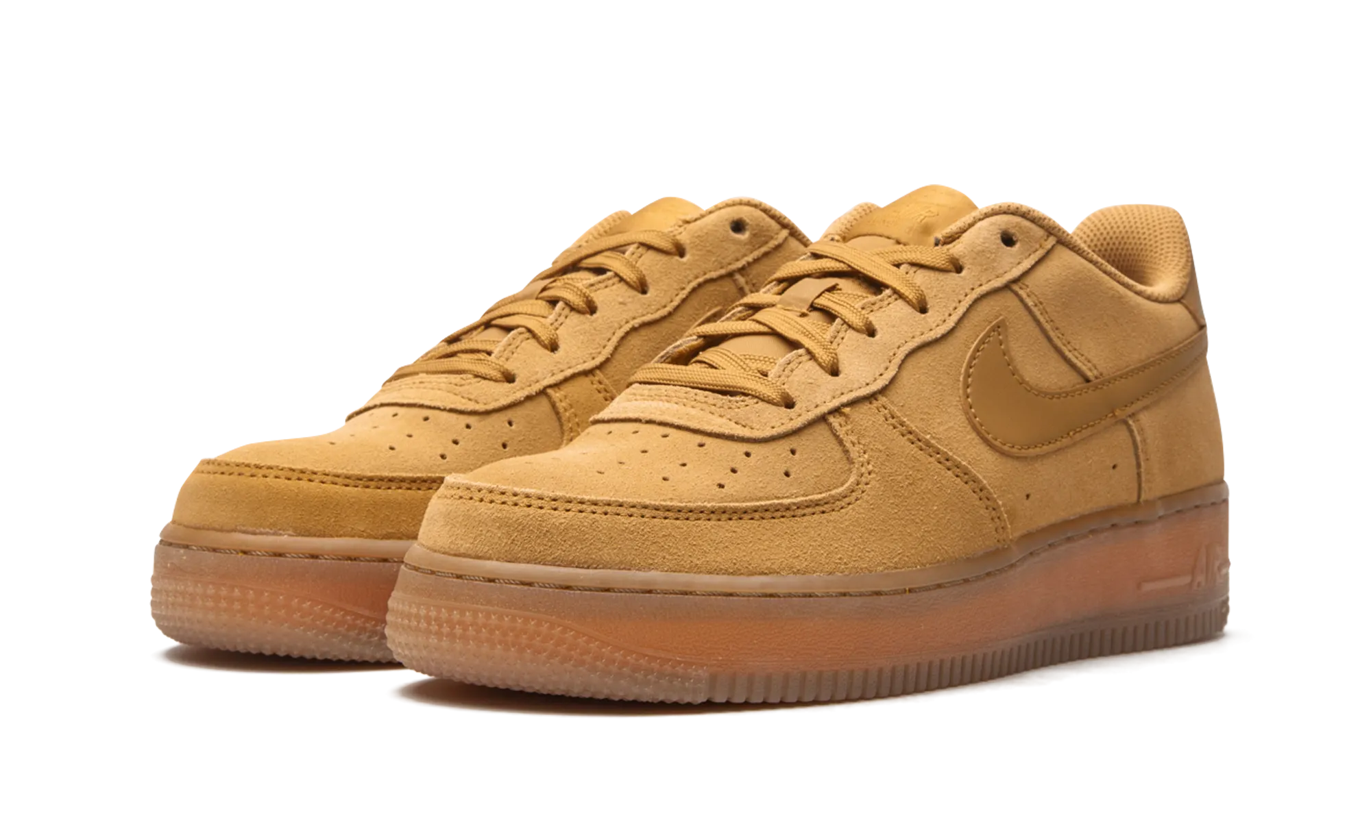 Air Force 1 Low LV8 GS "Wheat" Comfort Shape Trend Fashion