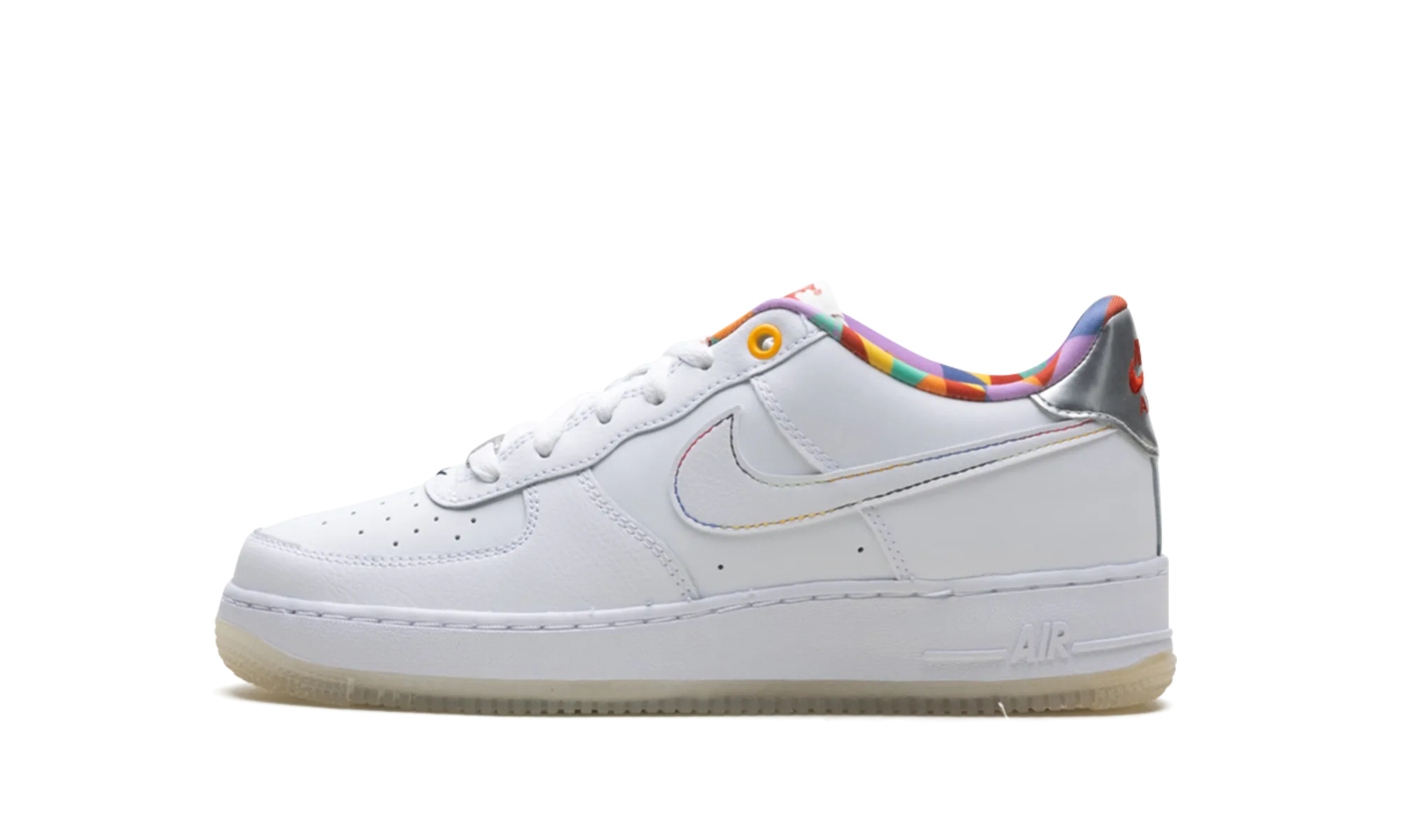 Action Ready Air Force 1 Low LV8 GS "White Playful Print"