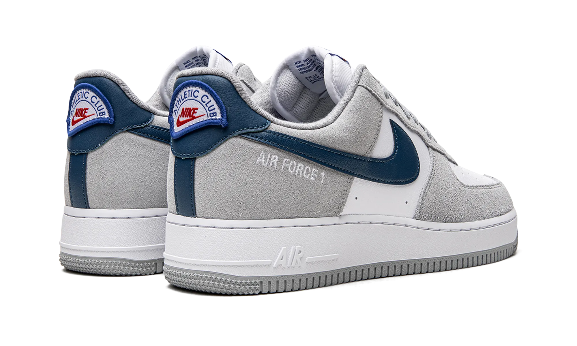 Air Force 1 Low "Athletic Club Marina Blue" Hard landing Traction Control