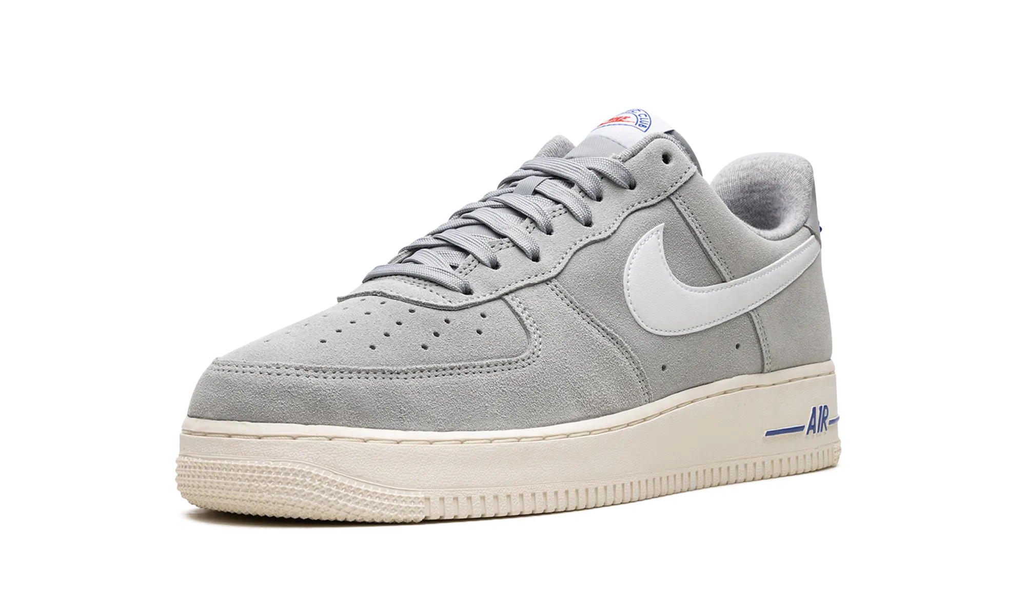 Adjustable Fit Air Force 1 Low "Athletic Club - Smoke Grey White Sail"