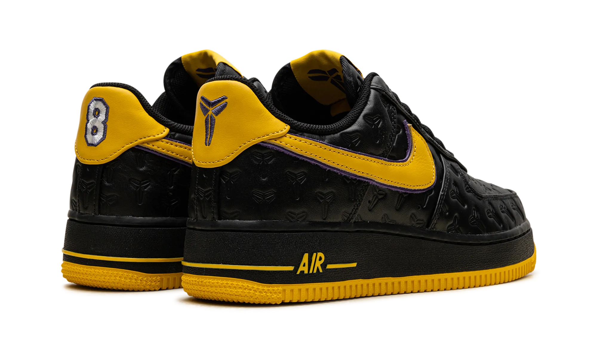 Soft Upper Skater Ready Air Force 1 Low "Kobe Bryant Lakers Away (Non-Numbered)"