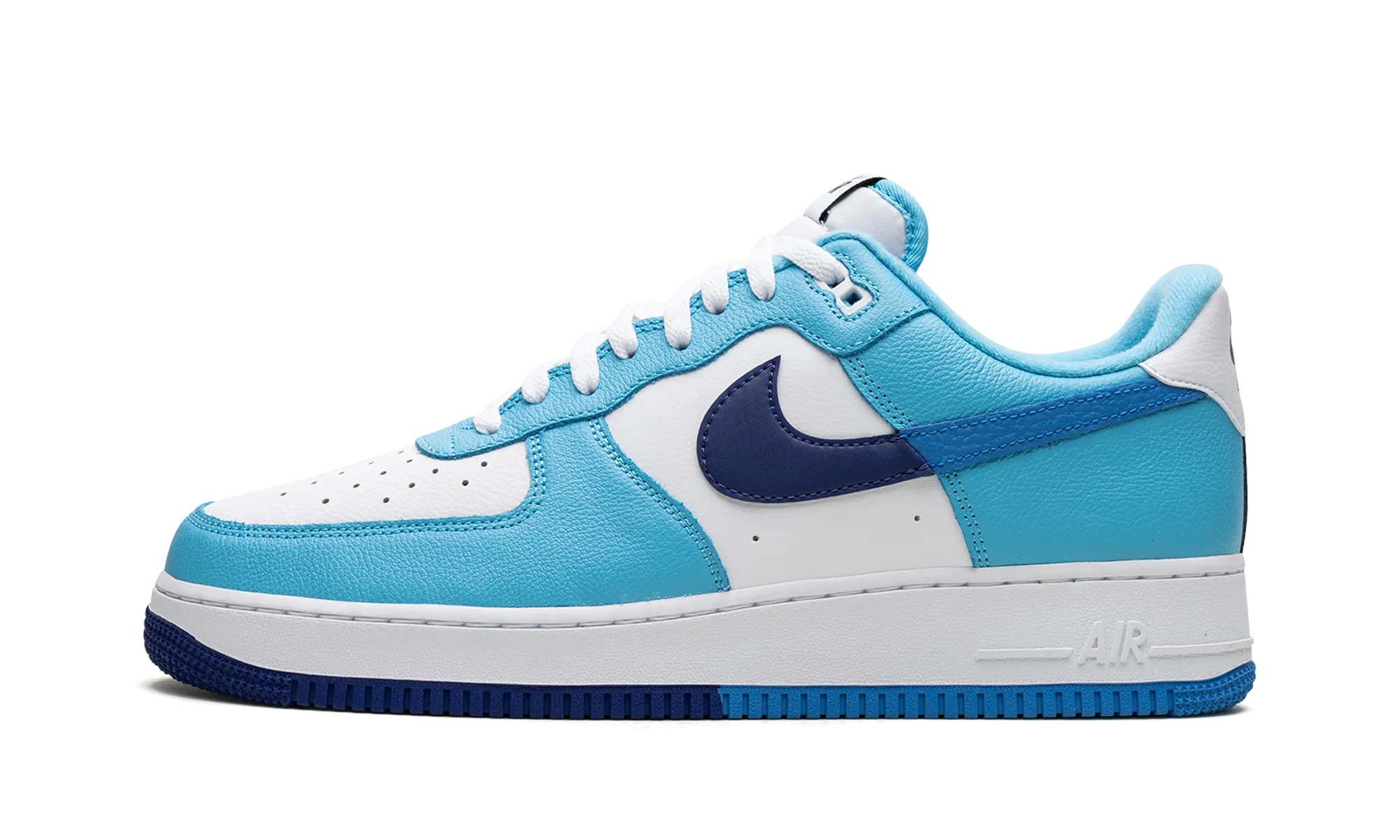 Elastic tongue Air Force 1 Low "Split - Light Photo Blue"