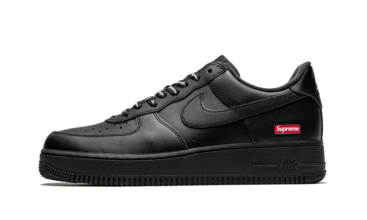 Air Force 1 Low "Supreme - Mini Box Logo Black" Flexible Comfort