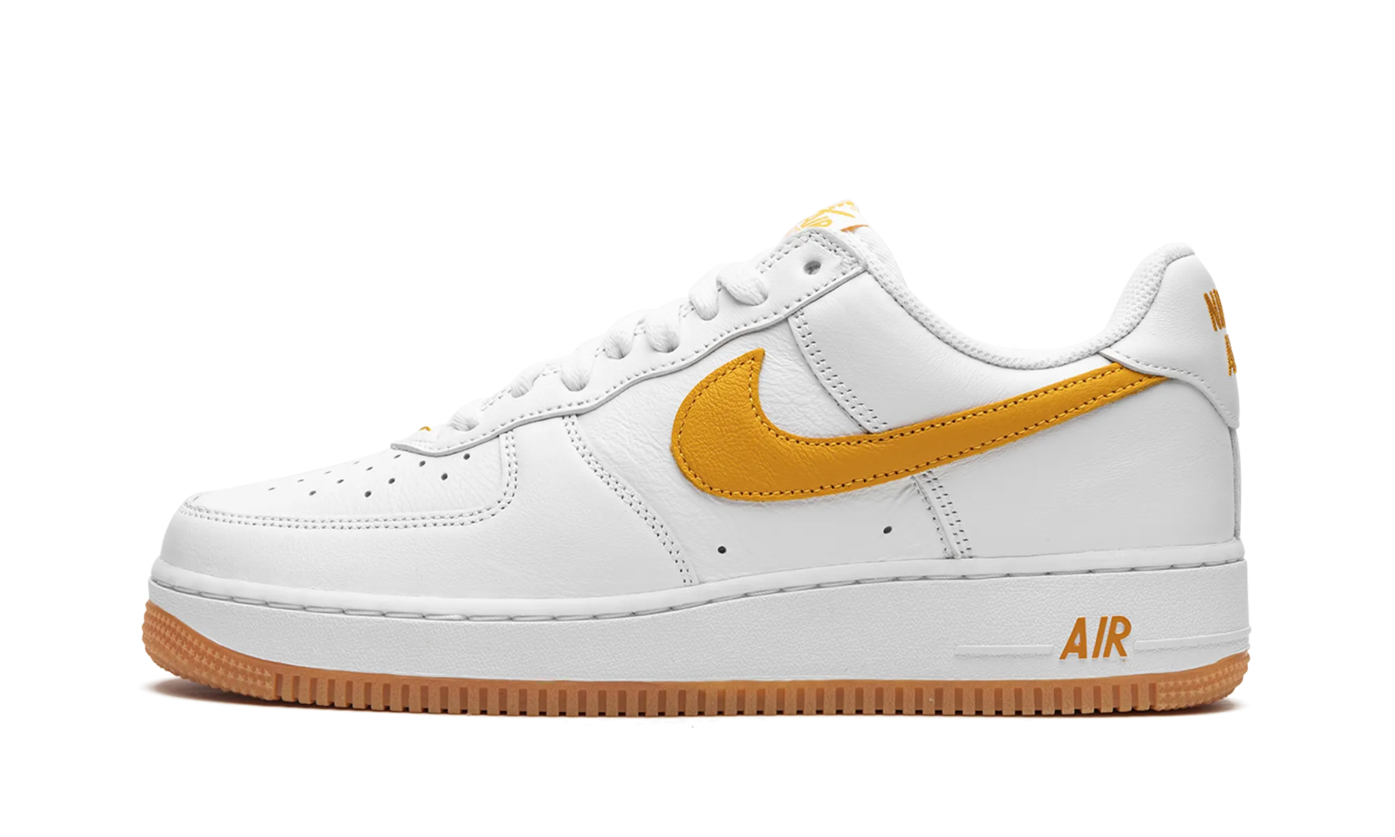 On The Move Fit Speedy Performance Air Force 1 Low "Waterproof - University Gold"