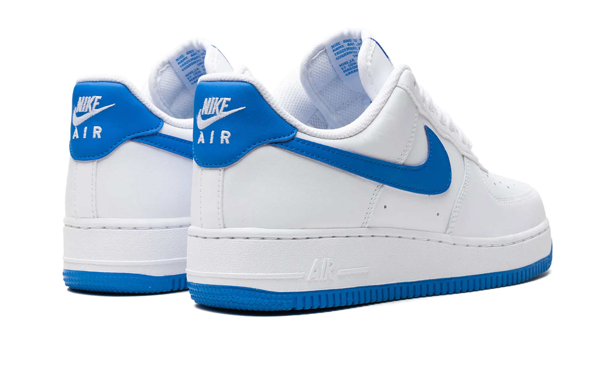 Fast Performance Air Force 1 Low "White / Photo Blue"