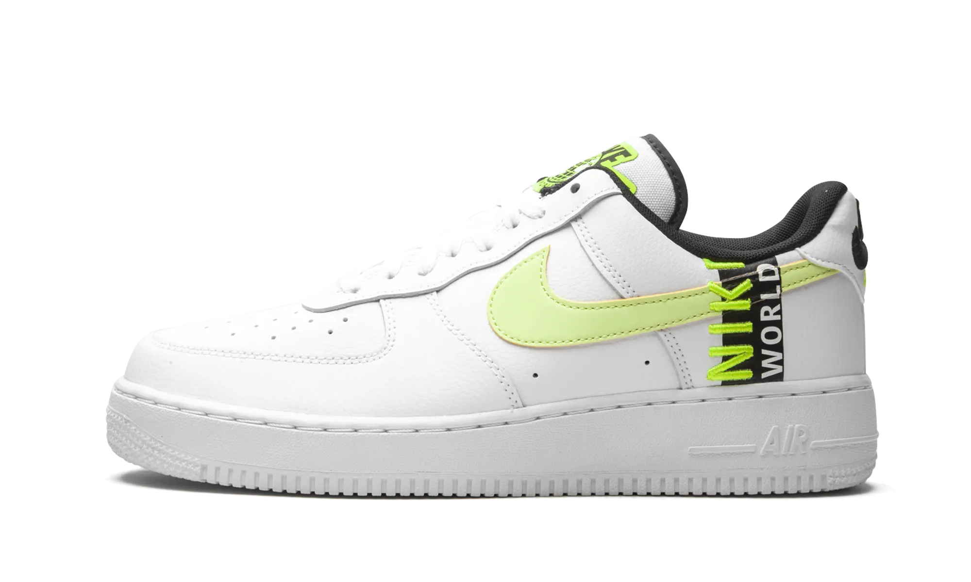 Synthetic Strong Grip Air Force 1 Low "Worldwide White Volt"