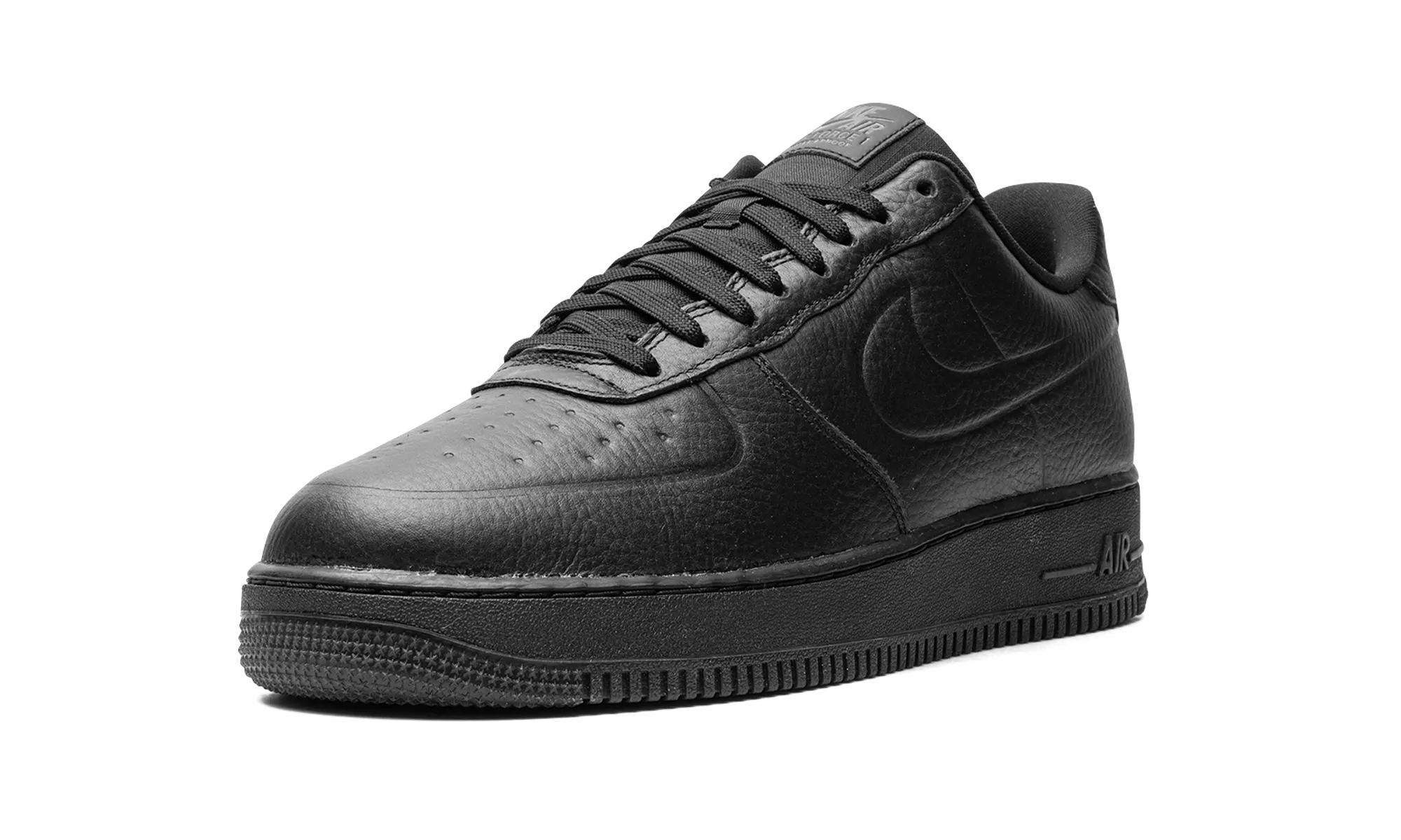 Air Force 1 Low Waterproof "Triple Black" Street Friendly Ride Weightless Wear