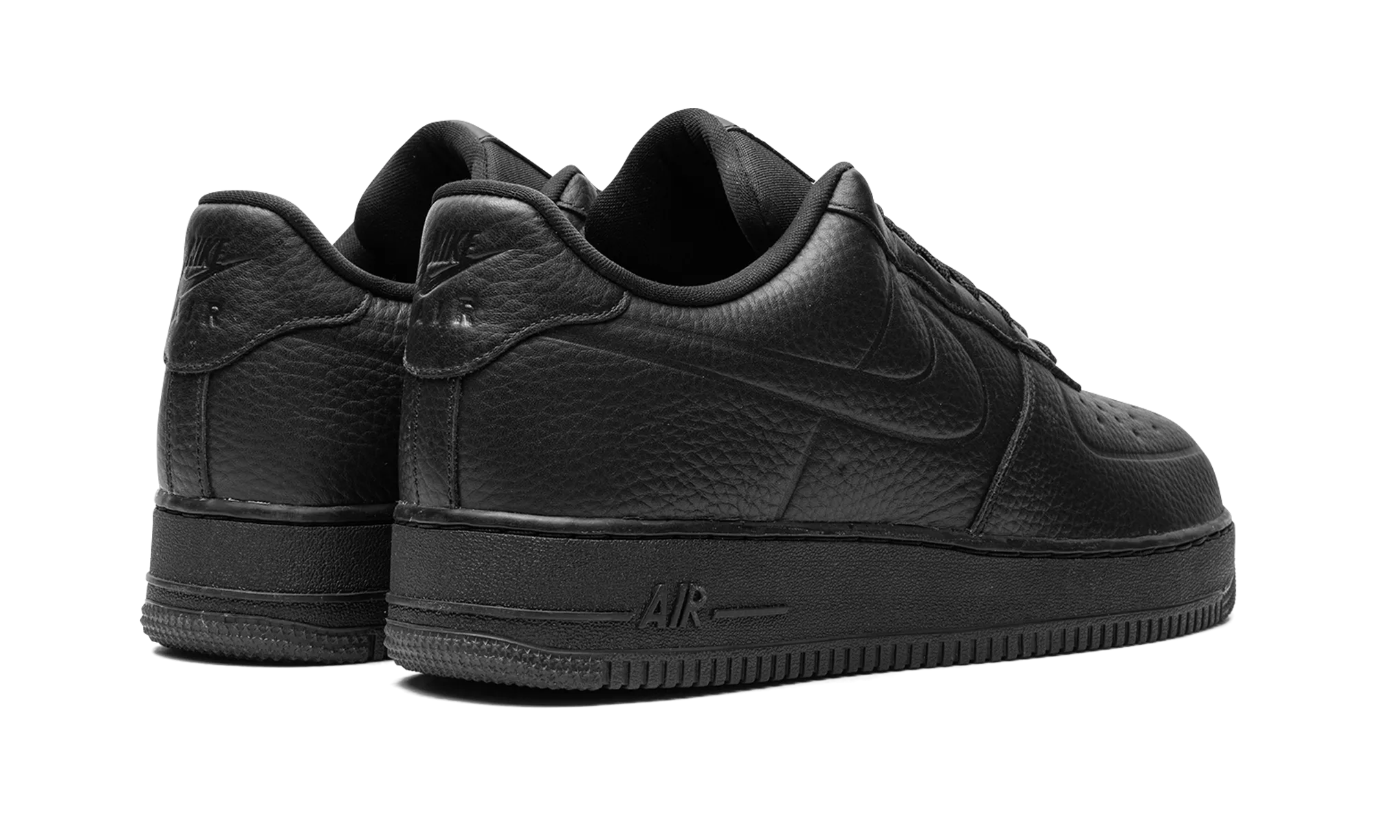 Mid Top Skate Vibe Ready Air Force 1 Low Waterproof "Triple Black"