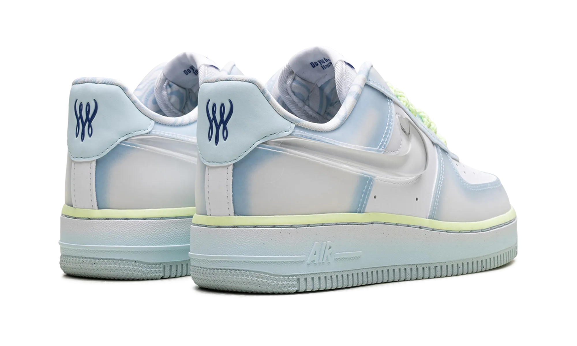 Skate Step Ready Active Grip Air Force 1 Low WMNS "Serena Williams Design Crew Psychic Blue"