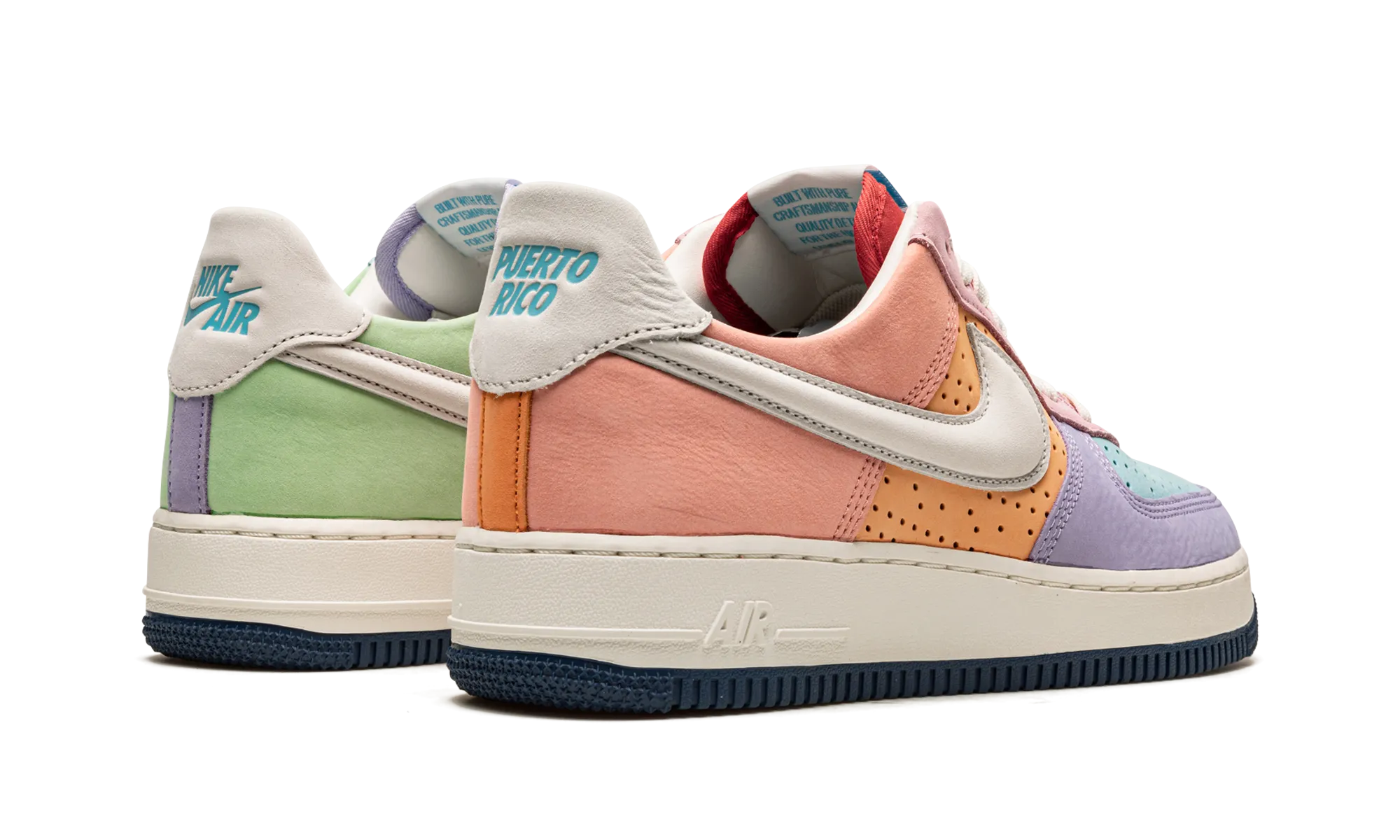 Featherweight Fit Mesh Upper Air Force 1 Low/PR Day "Boricua"