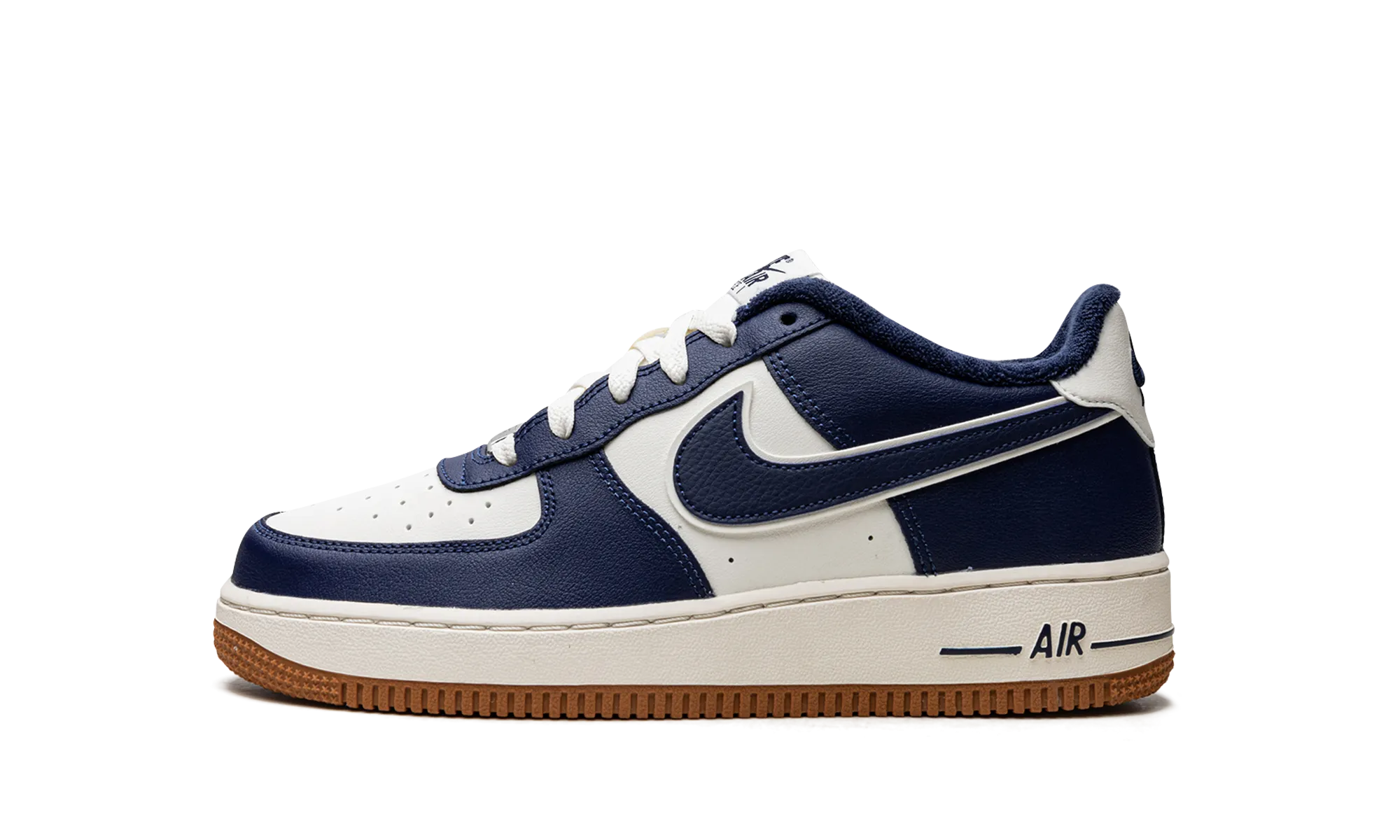 Low Top Style Elastic Stretch AIR FORCE 1 LV8 (GS) "College Pack - Midnight Navy"