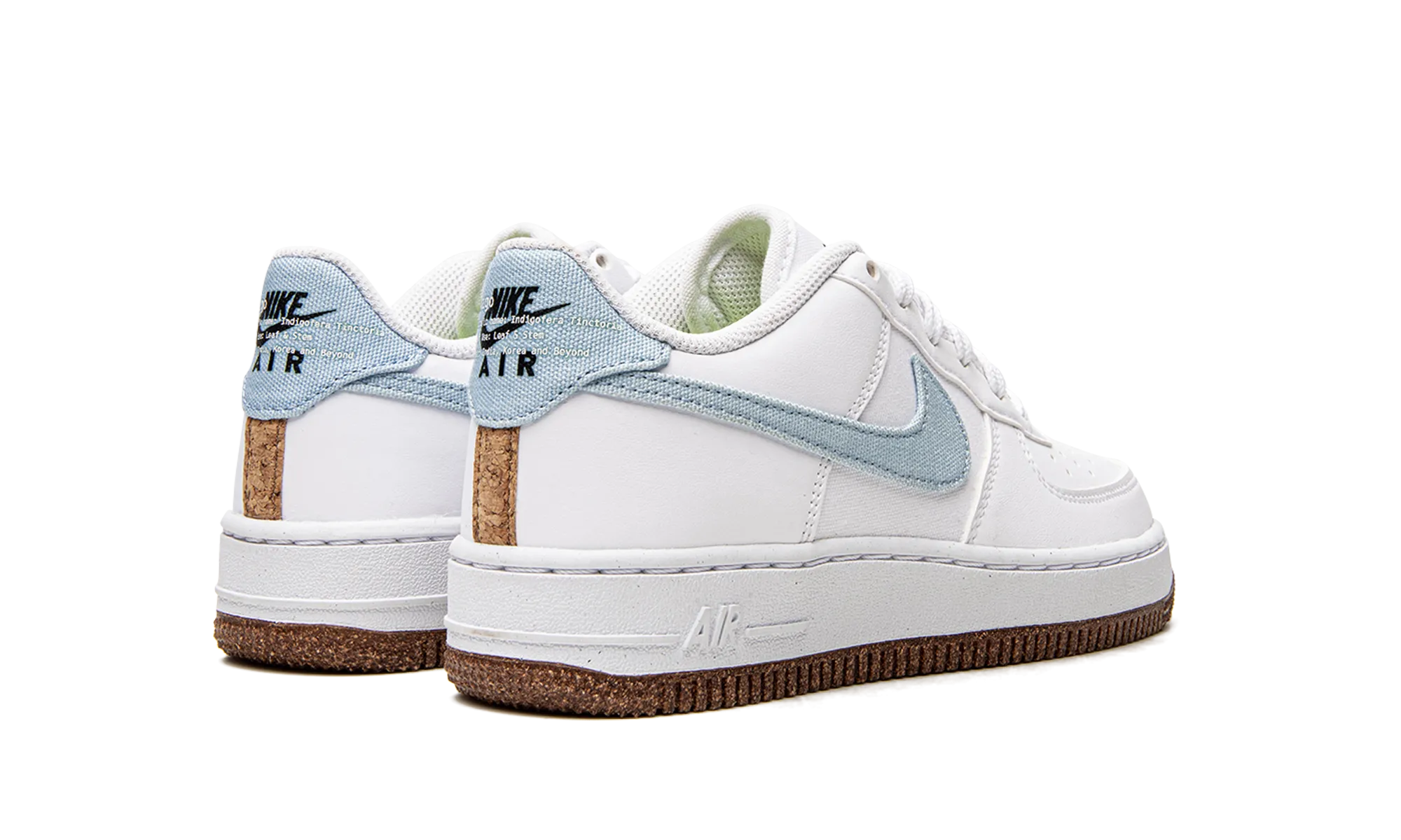 Air Force 1 LV8 GS "Indigo" Breathable Fit Quick Rotation