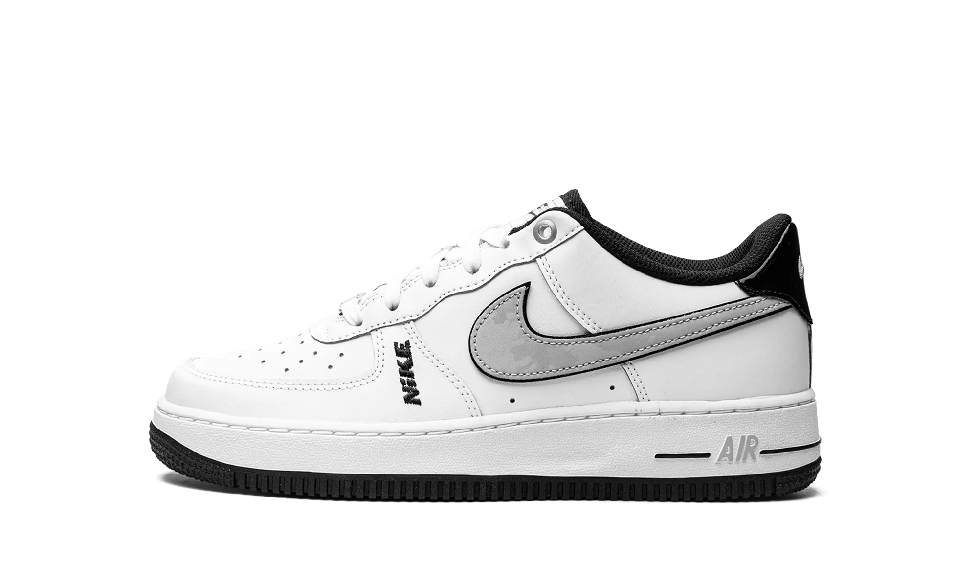 Fast Action AIR FORCE 1 LV8 GS "Motocross White Grey Black"