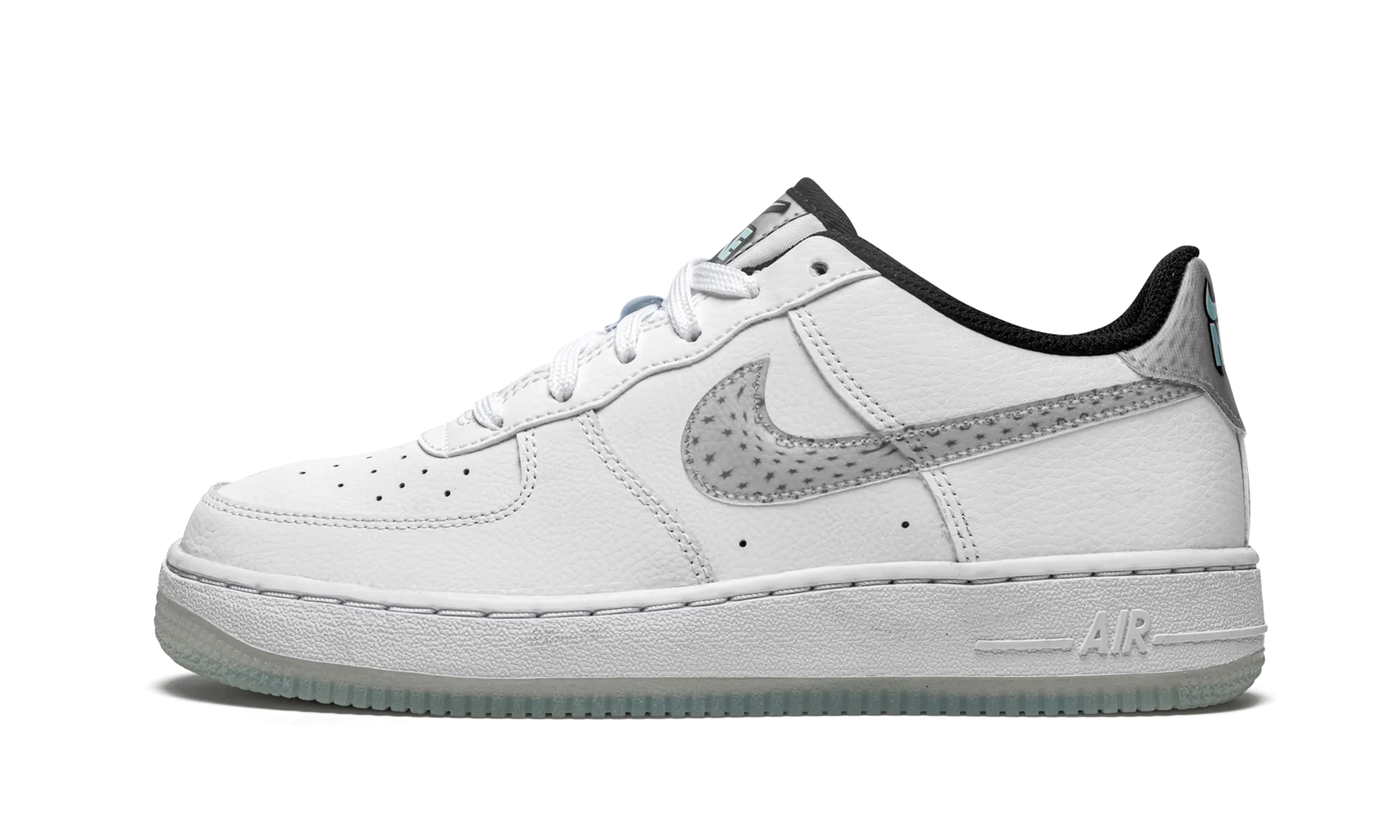 Urban Motion comfort features Air Force 1 LV8 KSA GS "White / Glacier Blue"