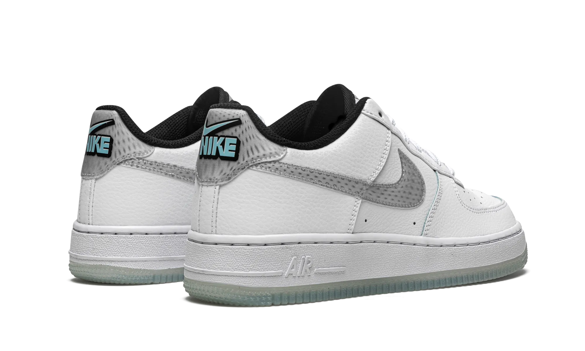Solid Build Air Force 1 LV8 KSA GS "White / Glacier Blue"