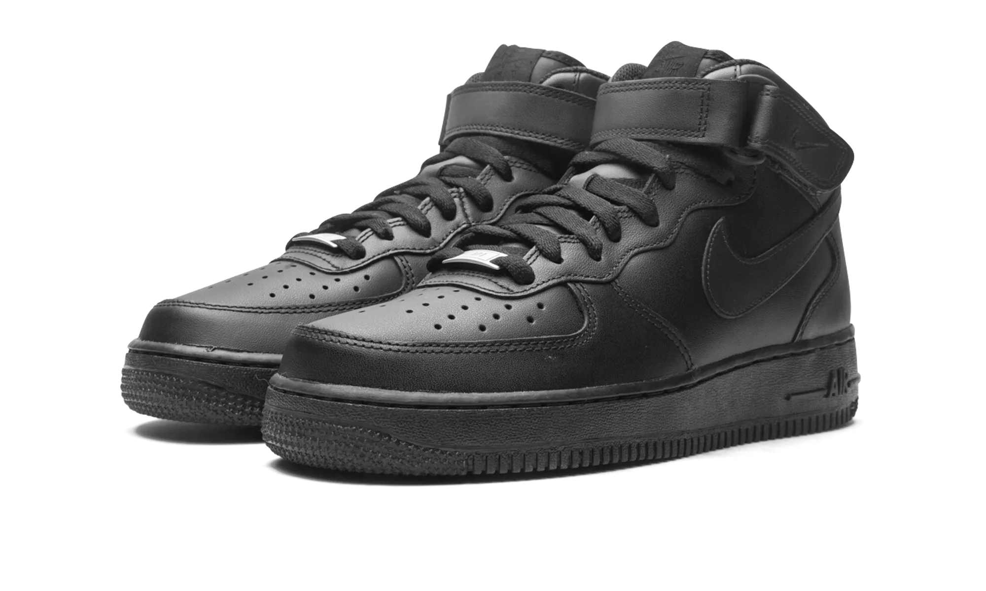 Daily Wear Casual Everyday Air Force 1 Mid '07 "2021 Release Triple Black"