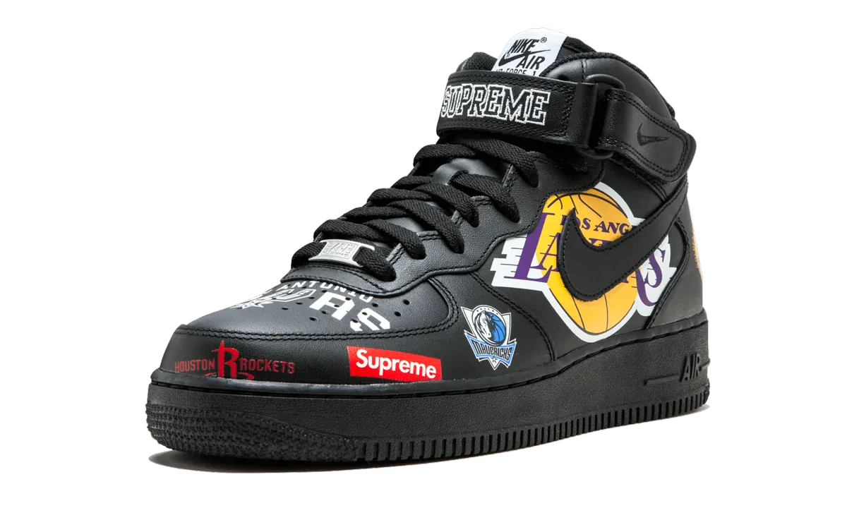 Air Force 1 Mid '07 / Supreme "NBA" Lightweight Elastic
