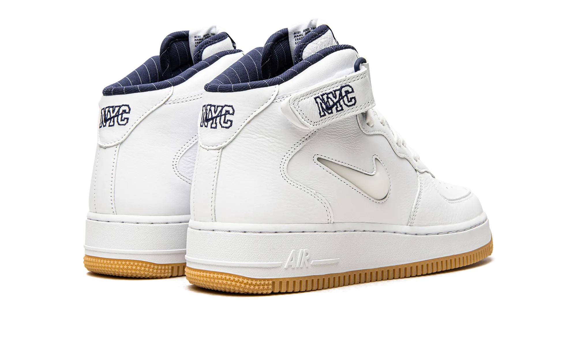 Air Force 1 Mid Jewel QS "NYC - Yankees" Padded Tongue Strong Support